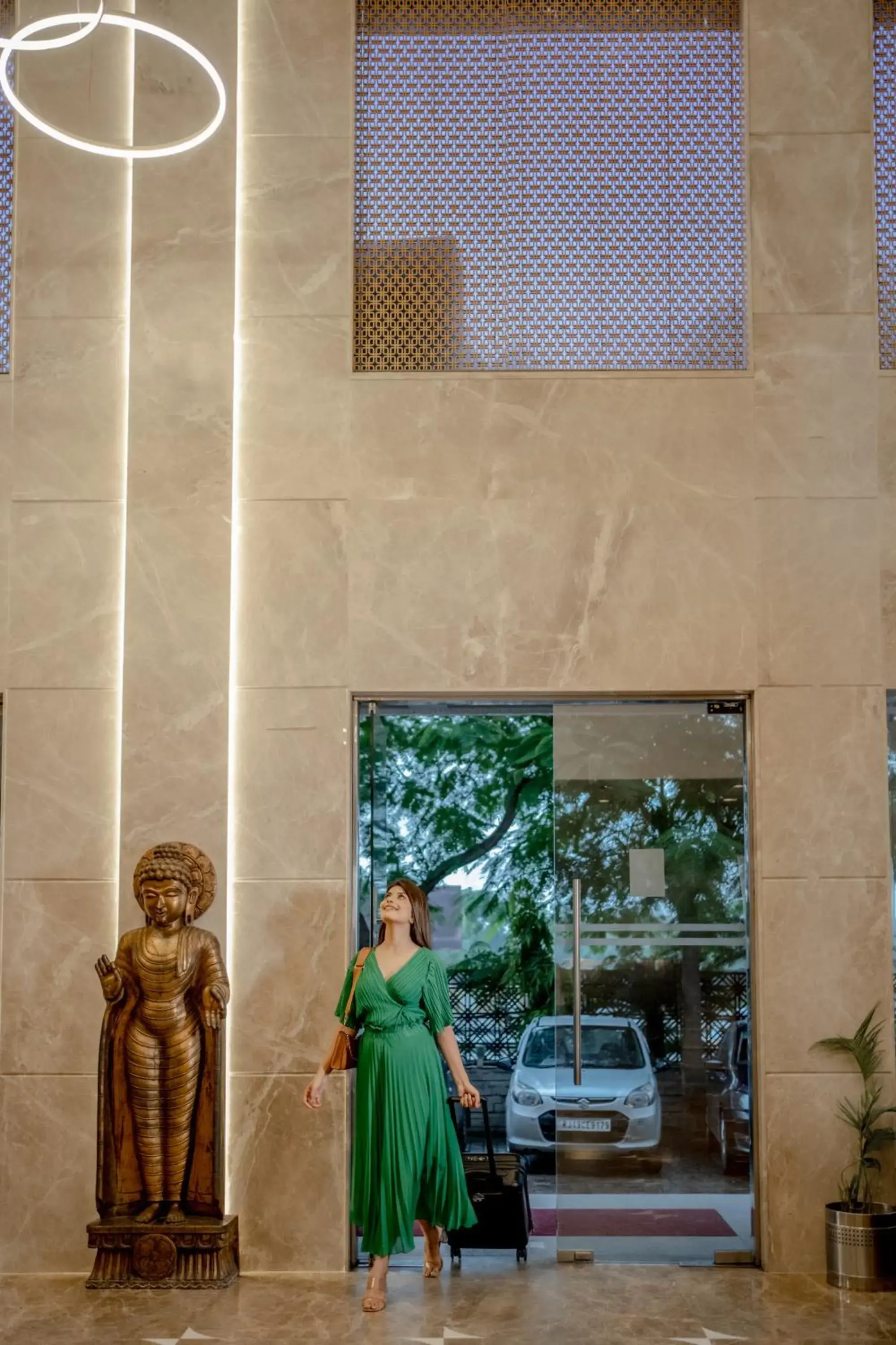 Lobby or reception in Ramada by Wyndham Jaipur North Lobby or reception in Ramada by Wyndham Jaipur North