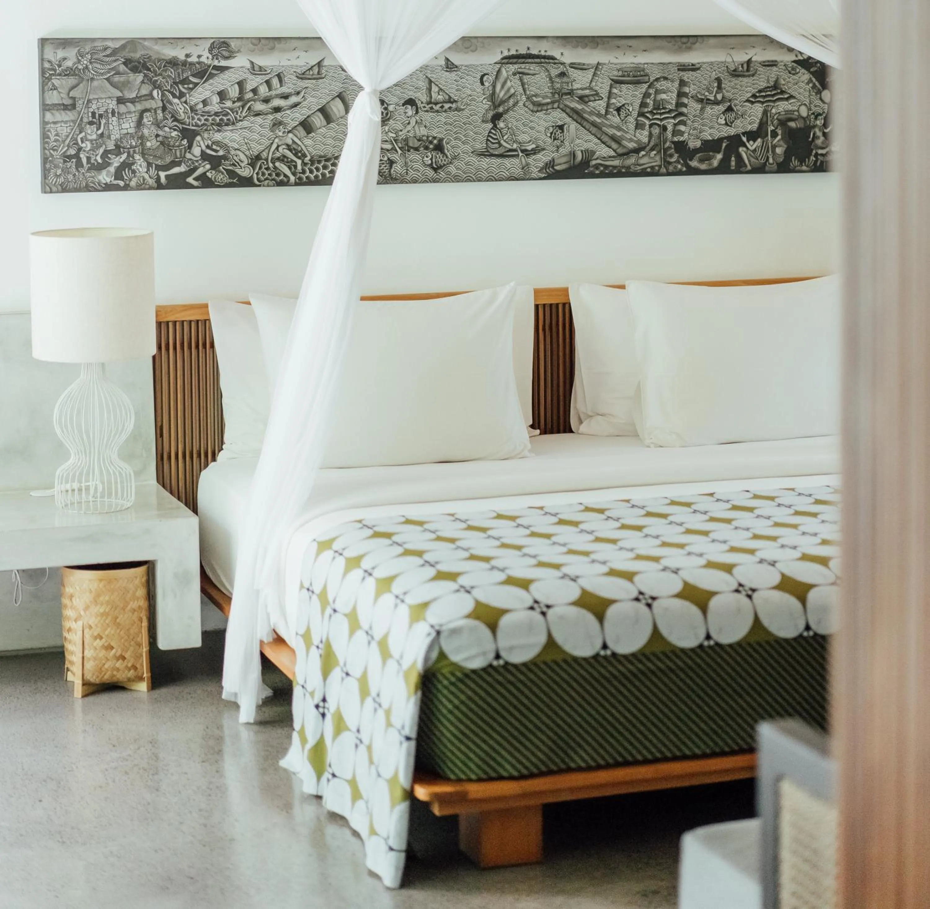 Bed in Atelier TE Designer Guesthouse