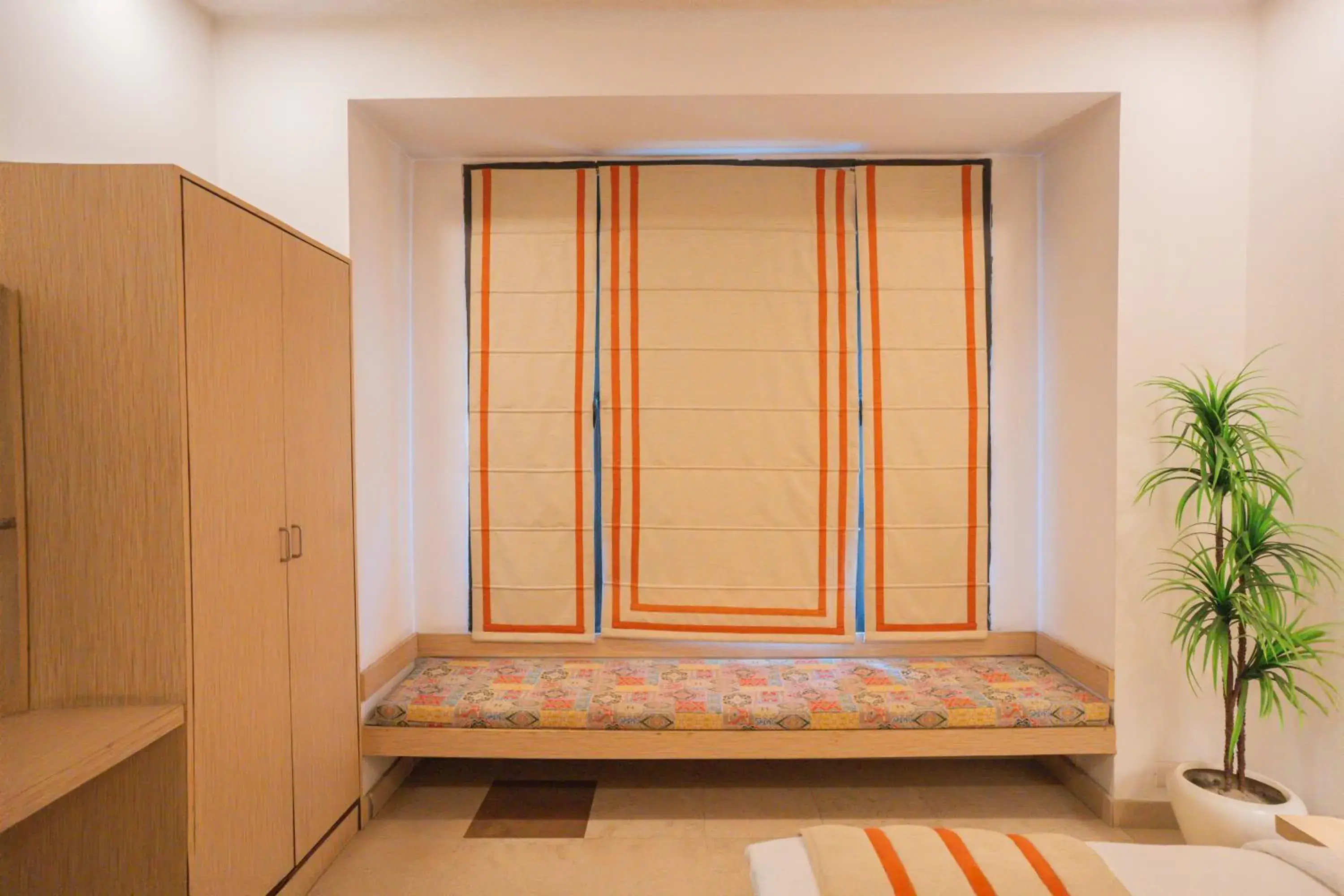 Seating area, Bed in Ahuja Residency Parklane Seating area, Bed in Ahuja Residency Parklane