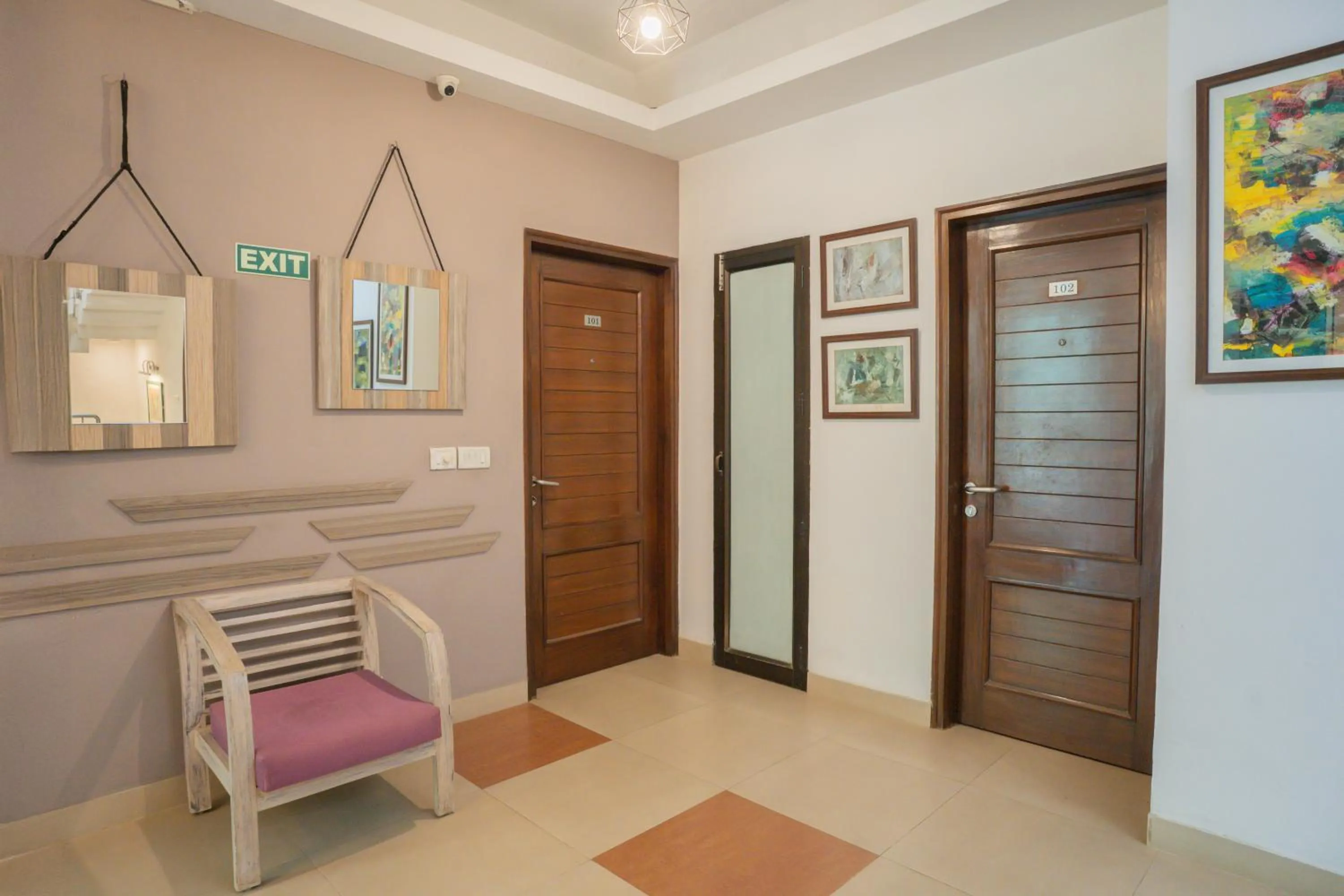 Seating area in Ahuja Residency Parklane