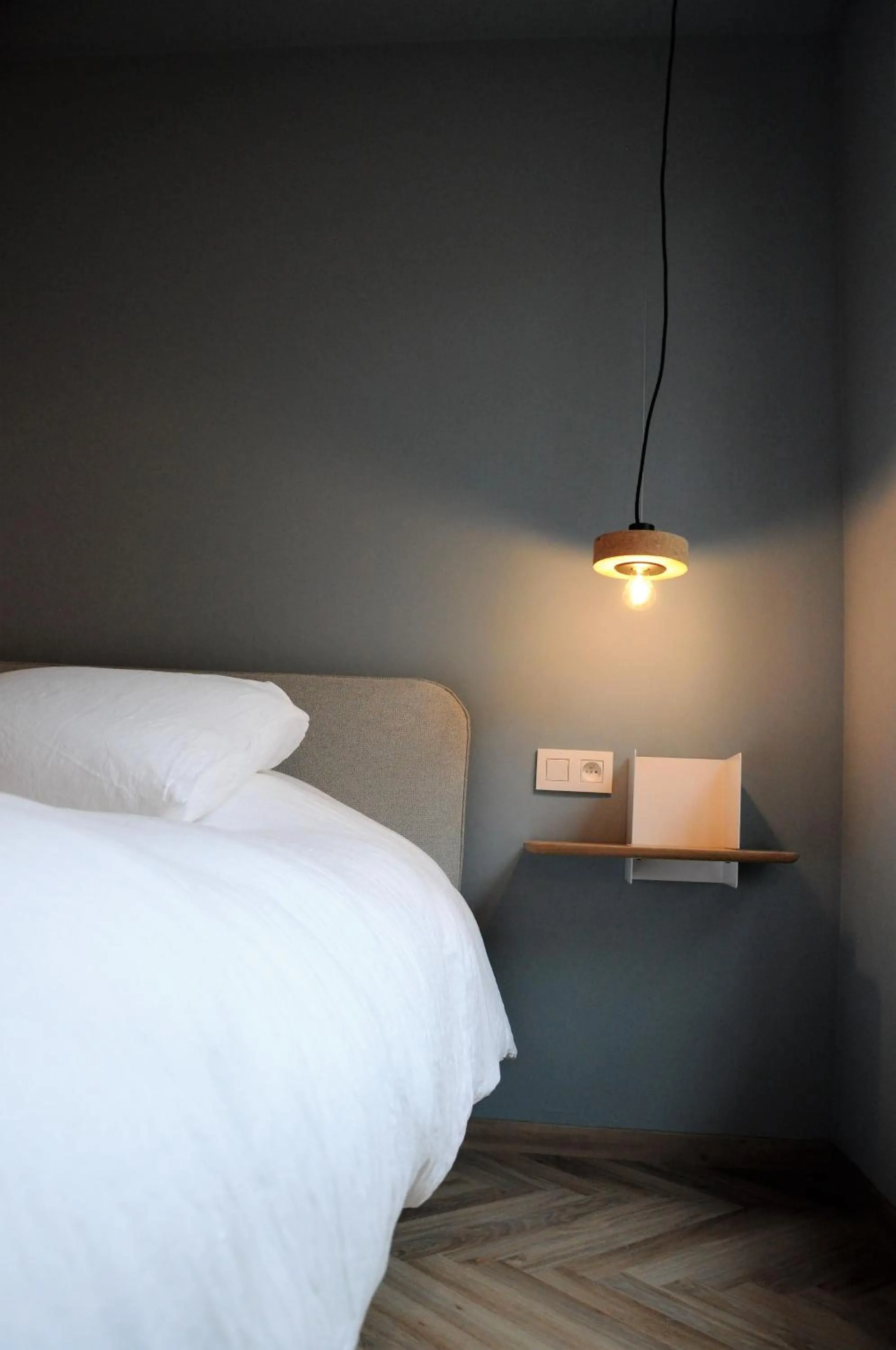 Decorative detail, Bed in Hotel Jerom