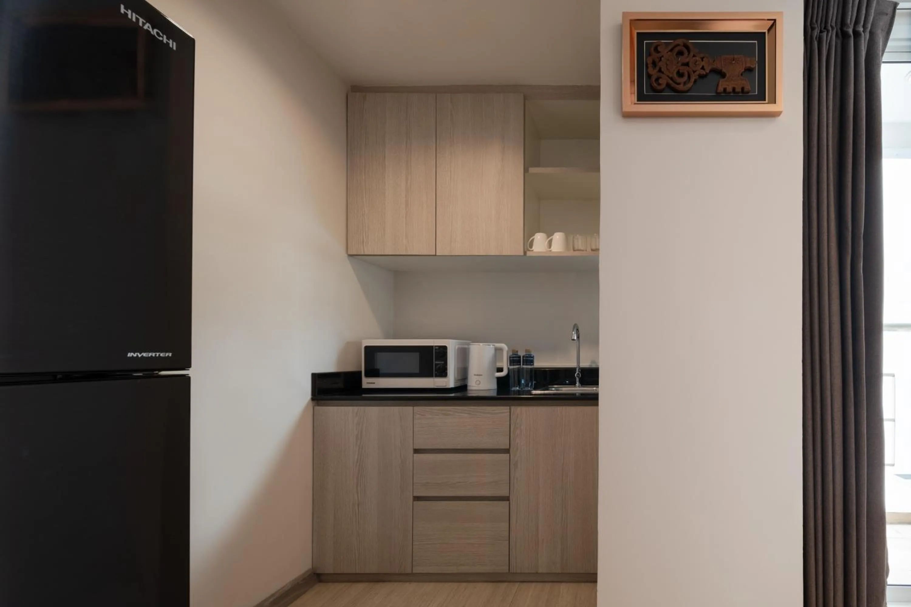 kitchen in Aspira Residence Ruamrudee