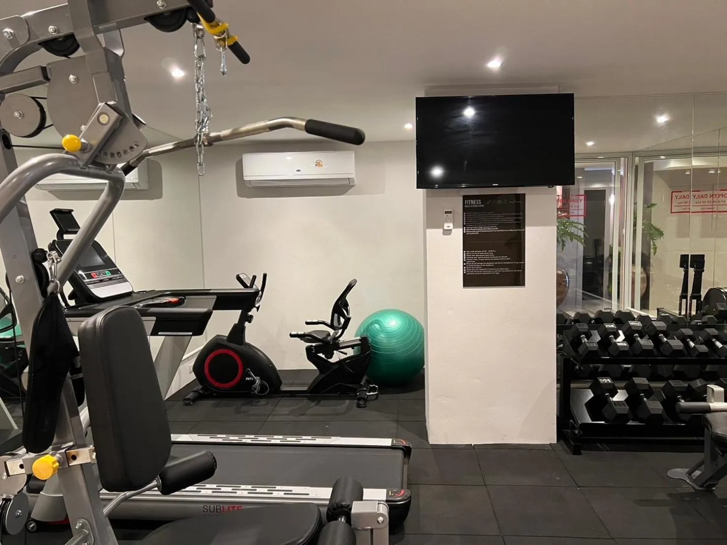 Fitness centre/facilities in Aspira Residence Ruamrudee