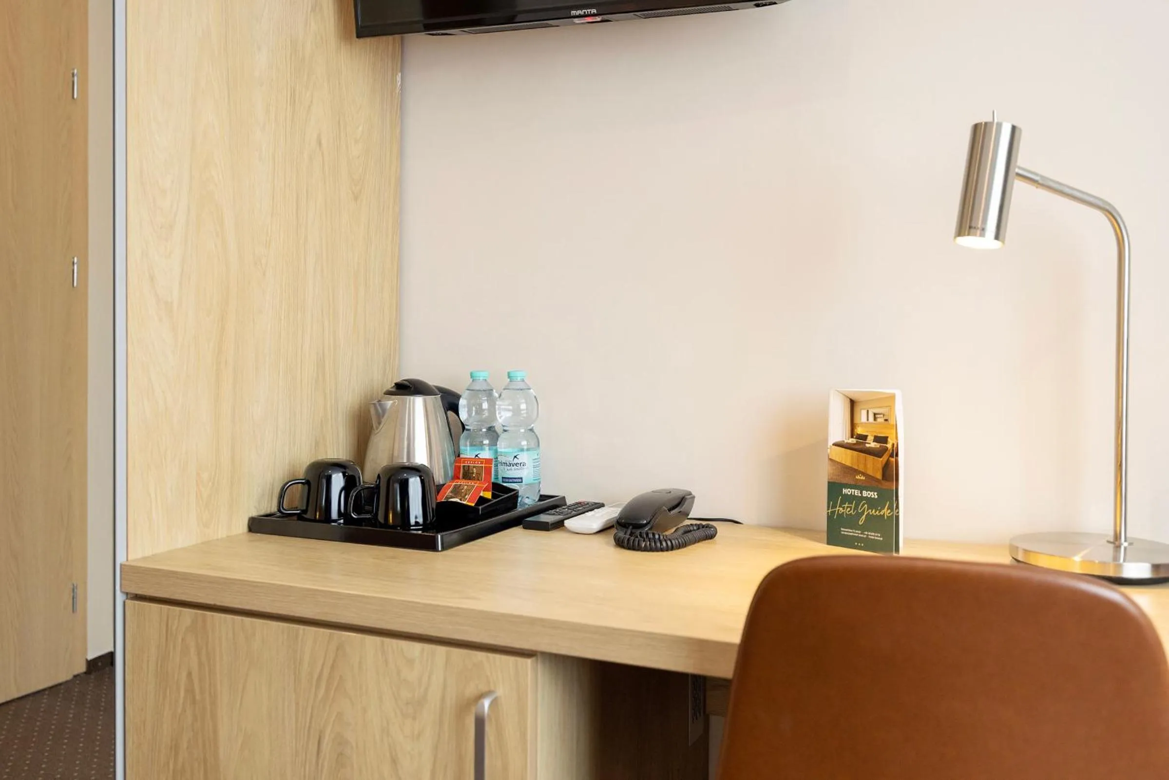 Coffee/tea facilities in Hotel Boss