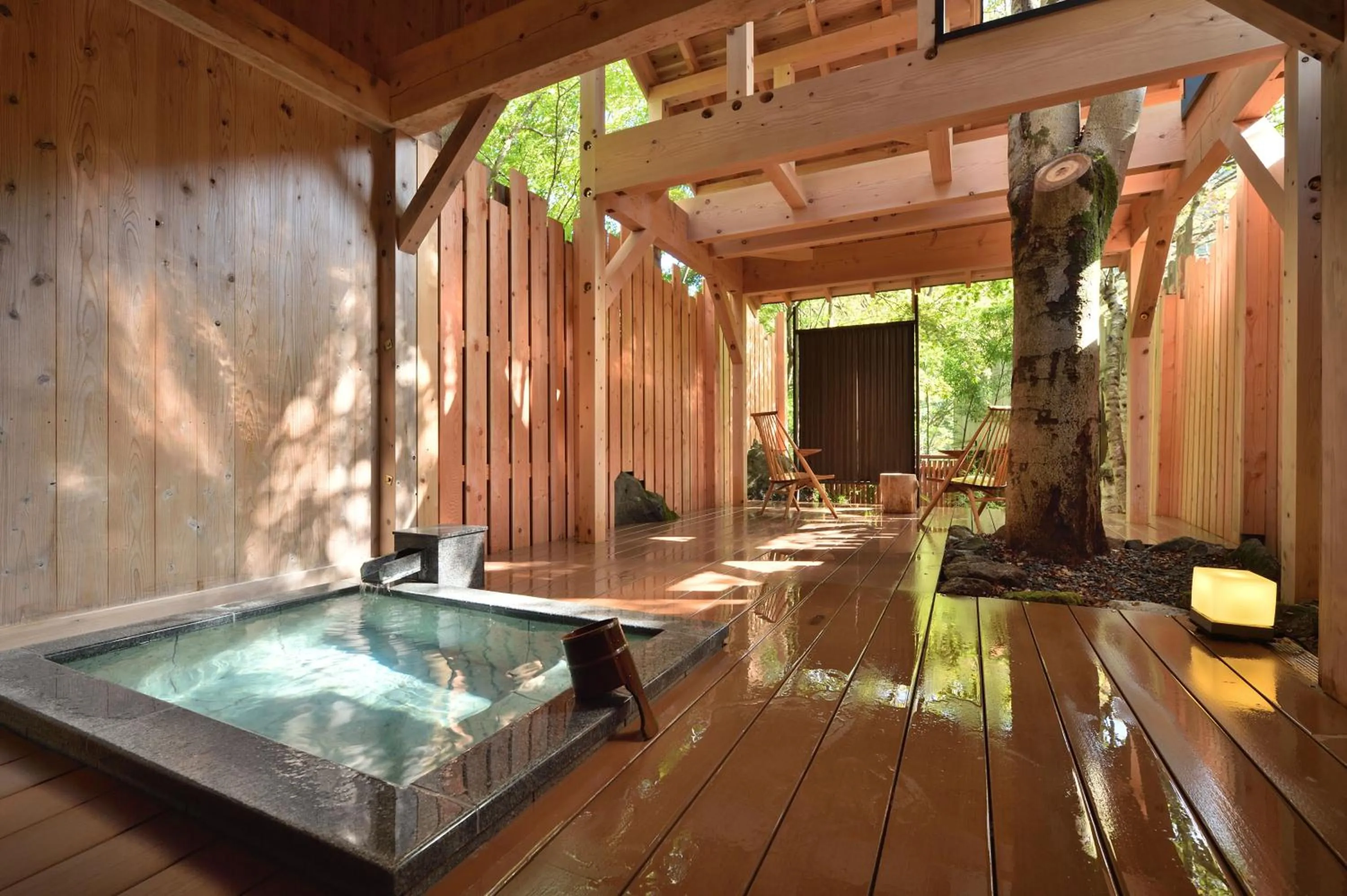 Open Air Bath in Syoubun