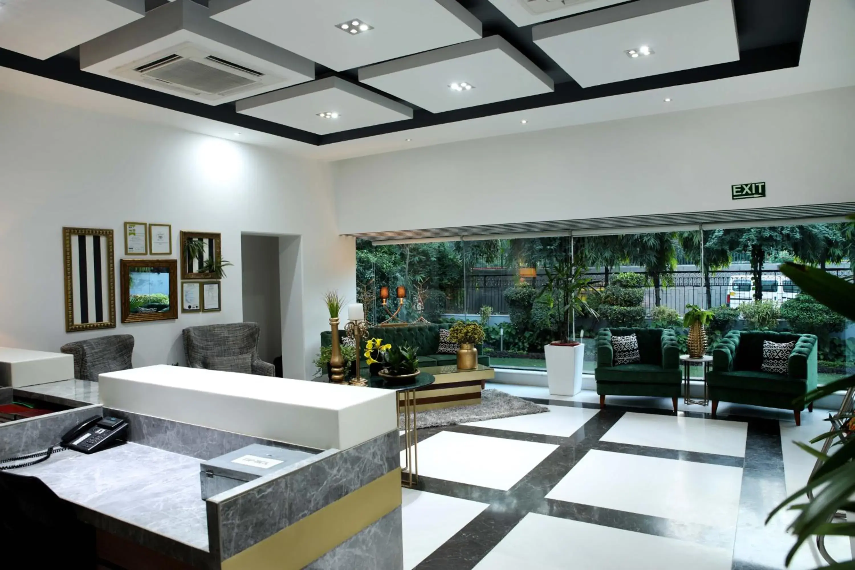 Lobby or reception, Bed in Ahuja Residency Sunder Nagar Lobby or reception, Bed in Ahuja Residency Sunder Nagar