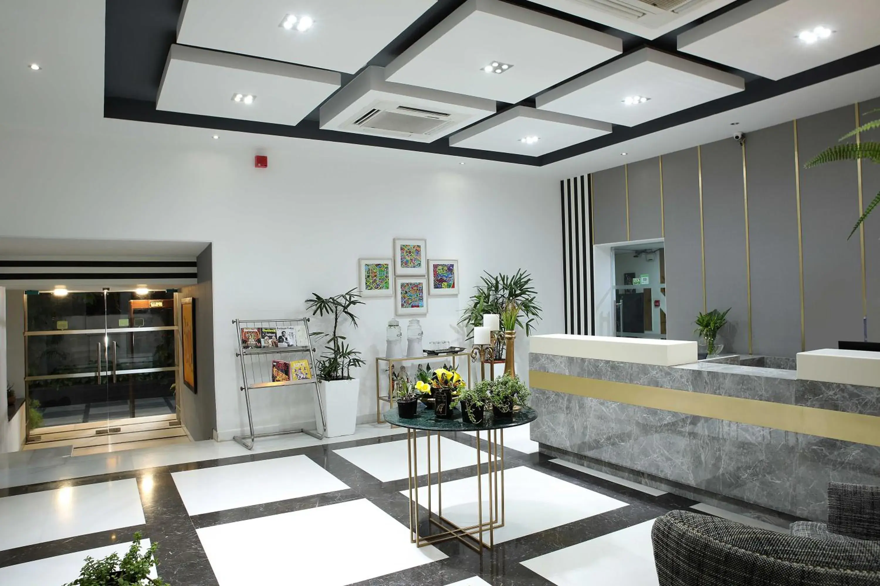 Lobby or reception in Ahuja Residency Sunder Nagar Lobby or reception in Ahuja Residency Sunder Nagar