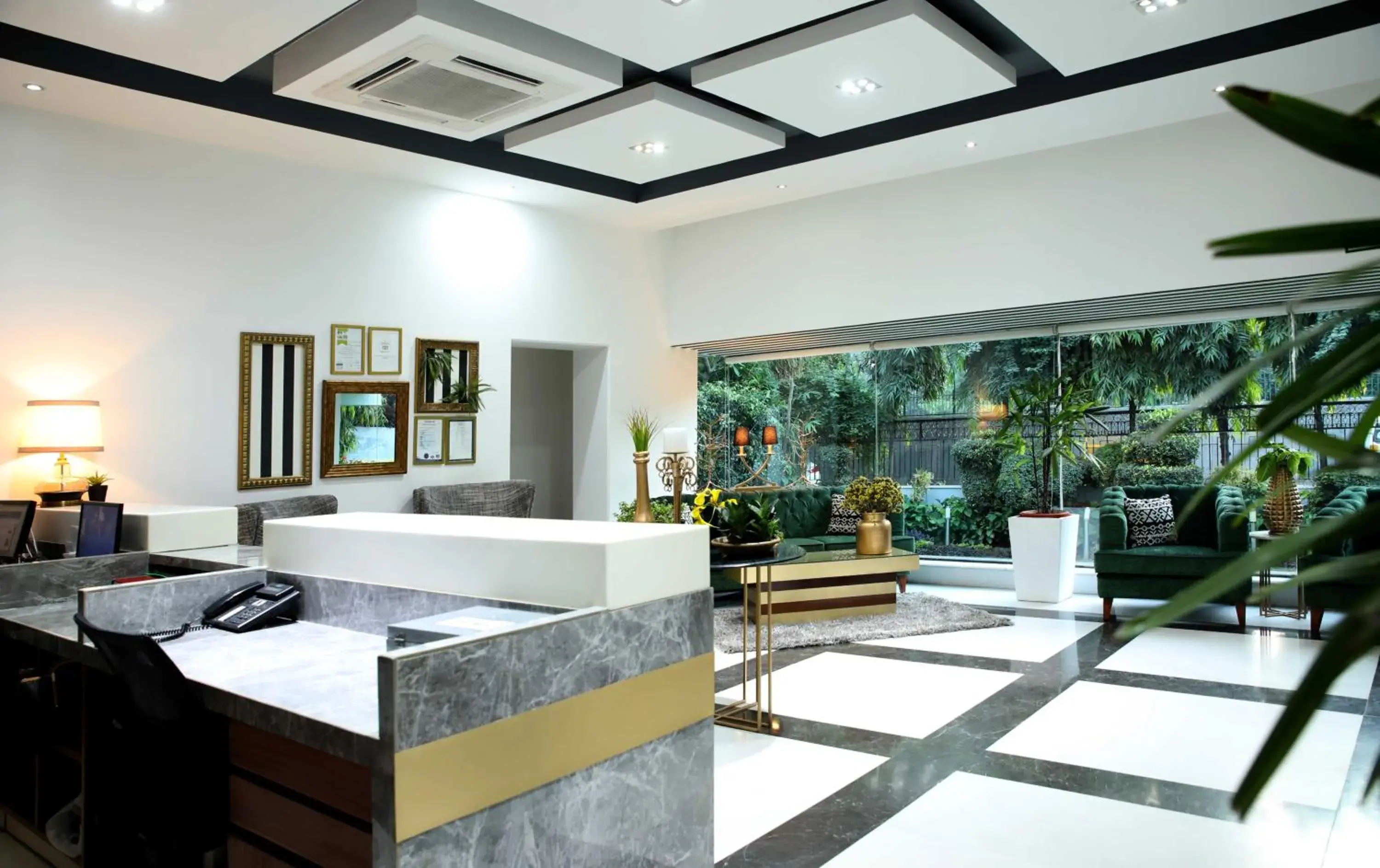 Lobby or reception in Ahuja Residency Sunder Nagar Lobby or reception in Ahuja Residency Sunder Nagar