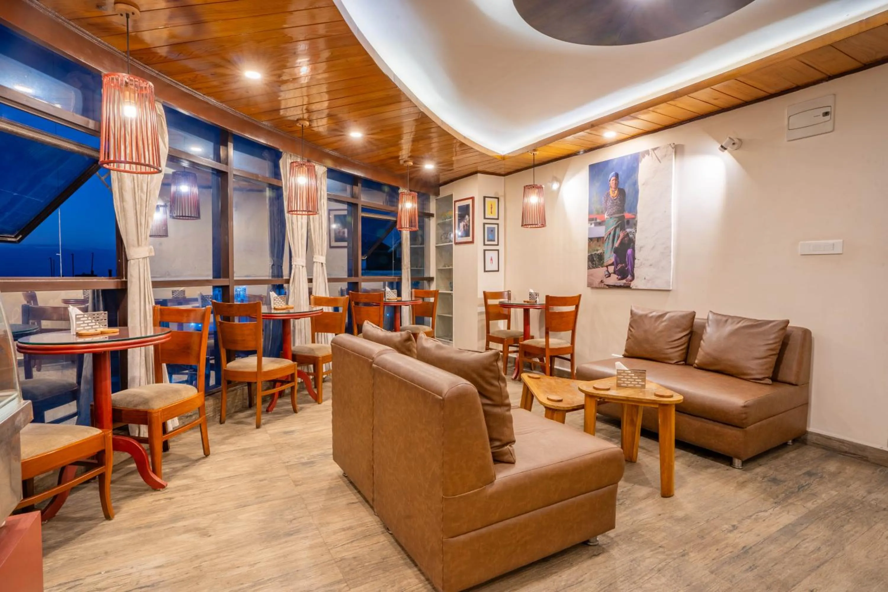 Seating area in Yashshree Jai Hotel & Banquet