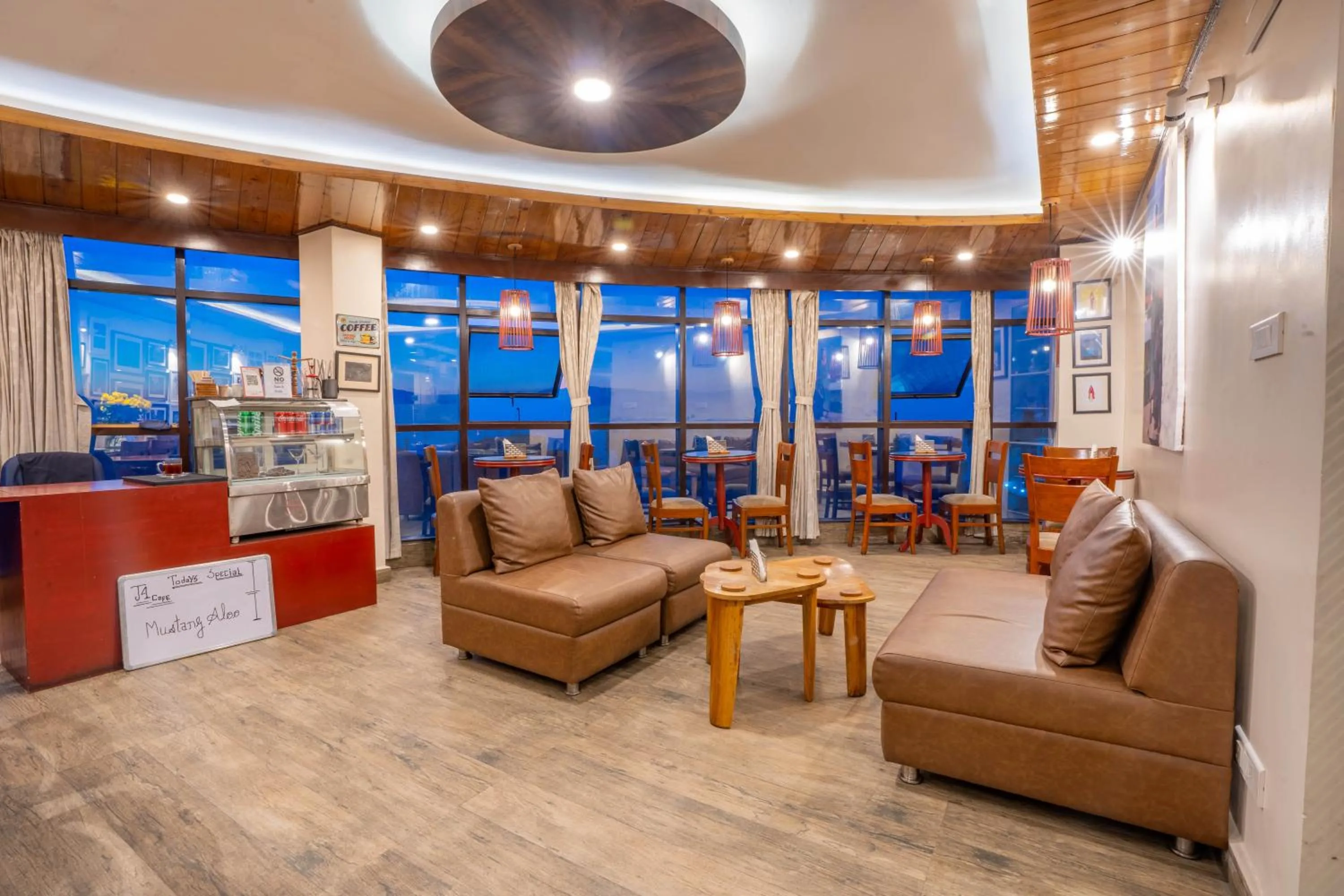 Seating area in Yashshree Jai Hotel & Banquet