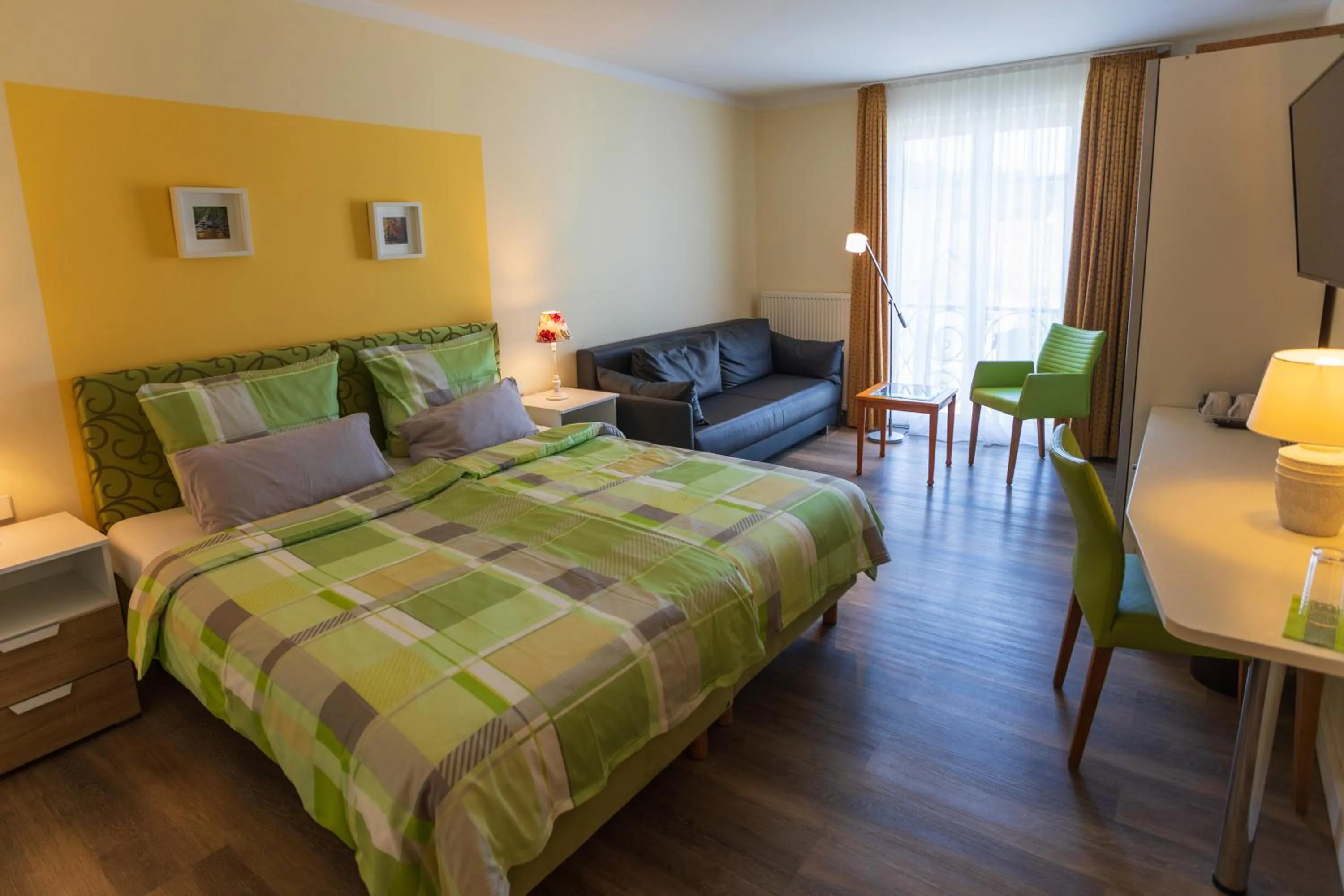 Photo of the whole room, Bed in Landhotel Gillenfelder Hof