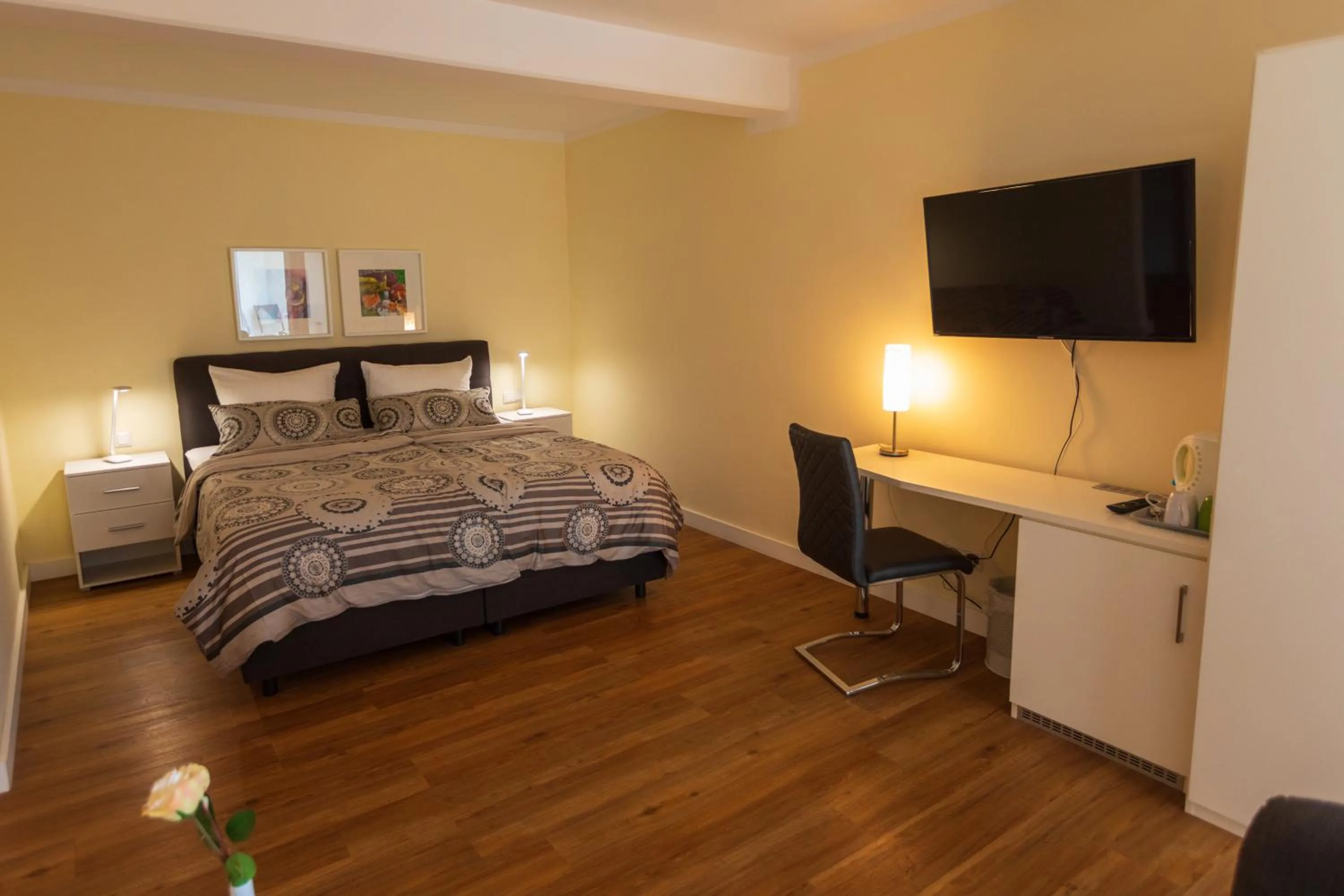 Photo of the whole room, Bed in Landhotel Gillenfelder Hof