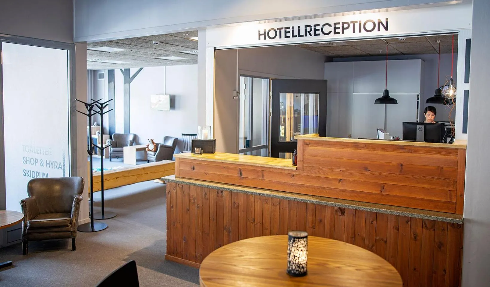 Lobby or reception in Bergshotellet