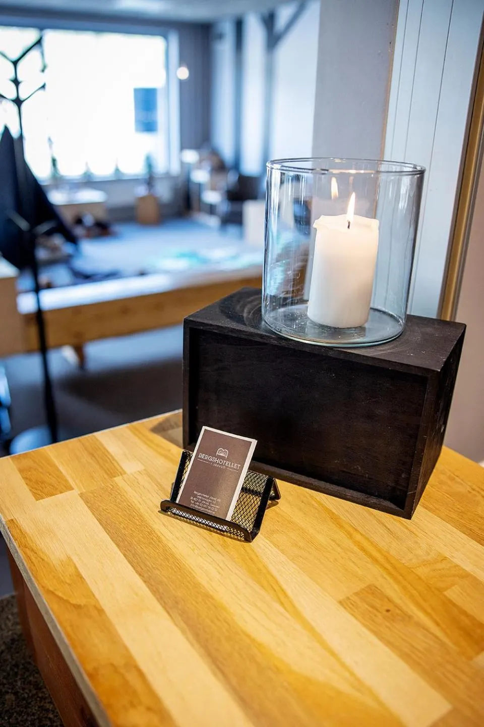 Lobby or reception, Bed in Bergshotellet