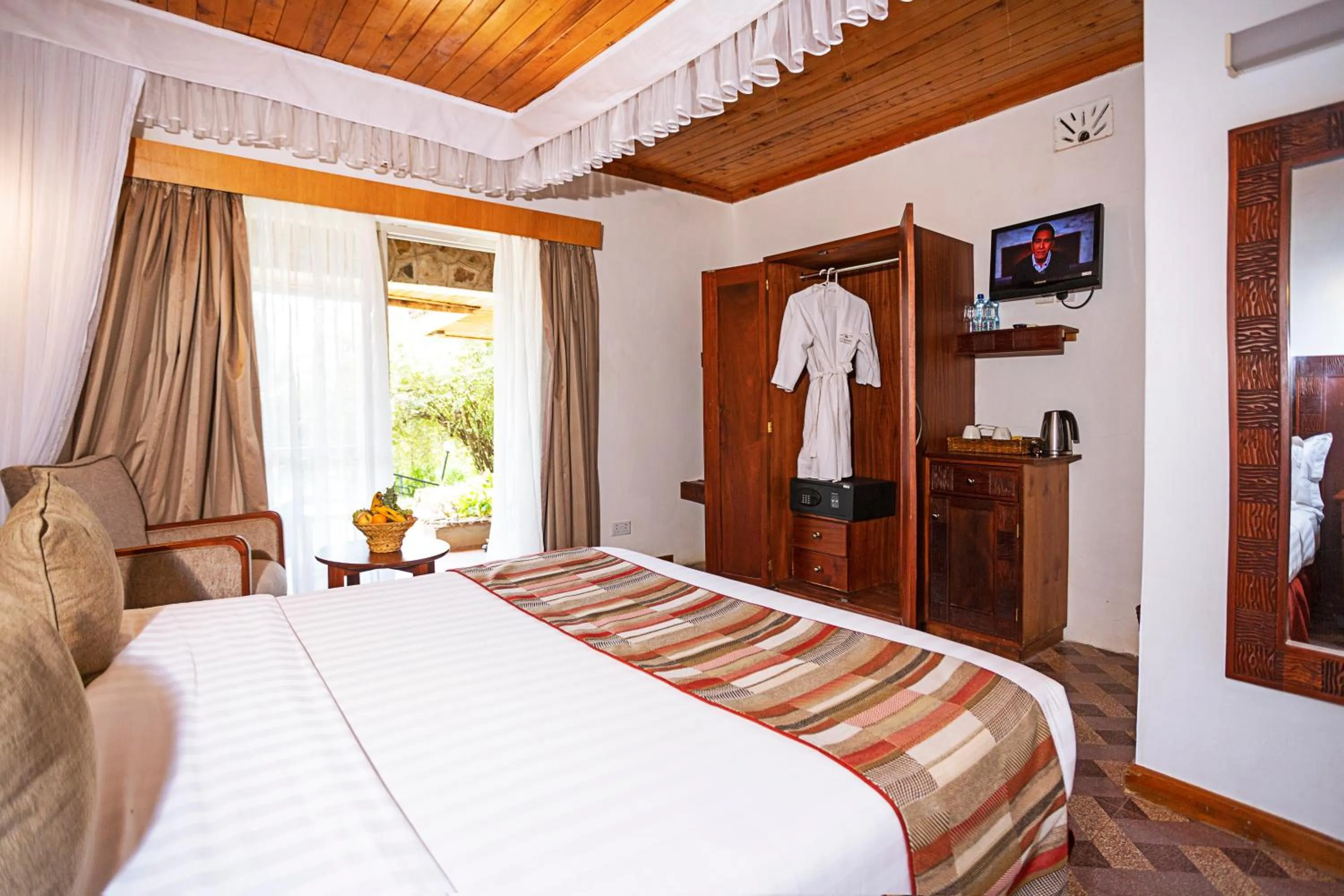 Bed in Lake Bogoria Spa Resort