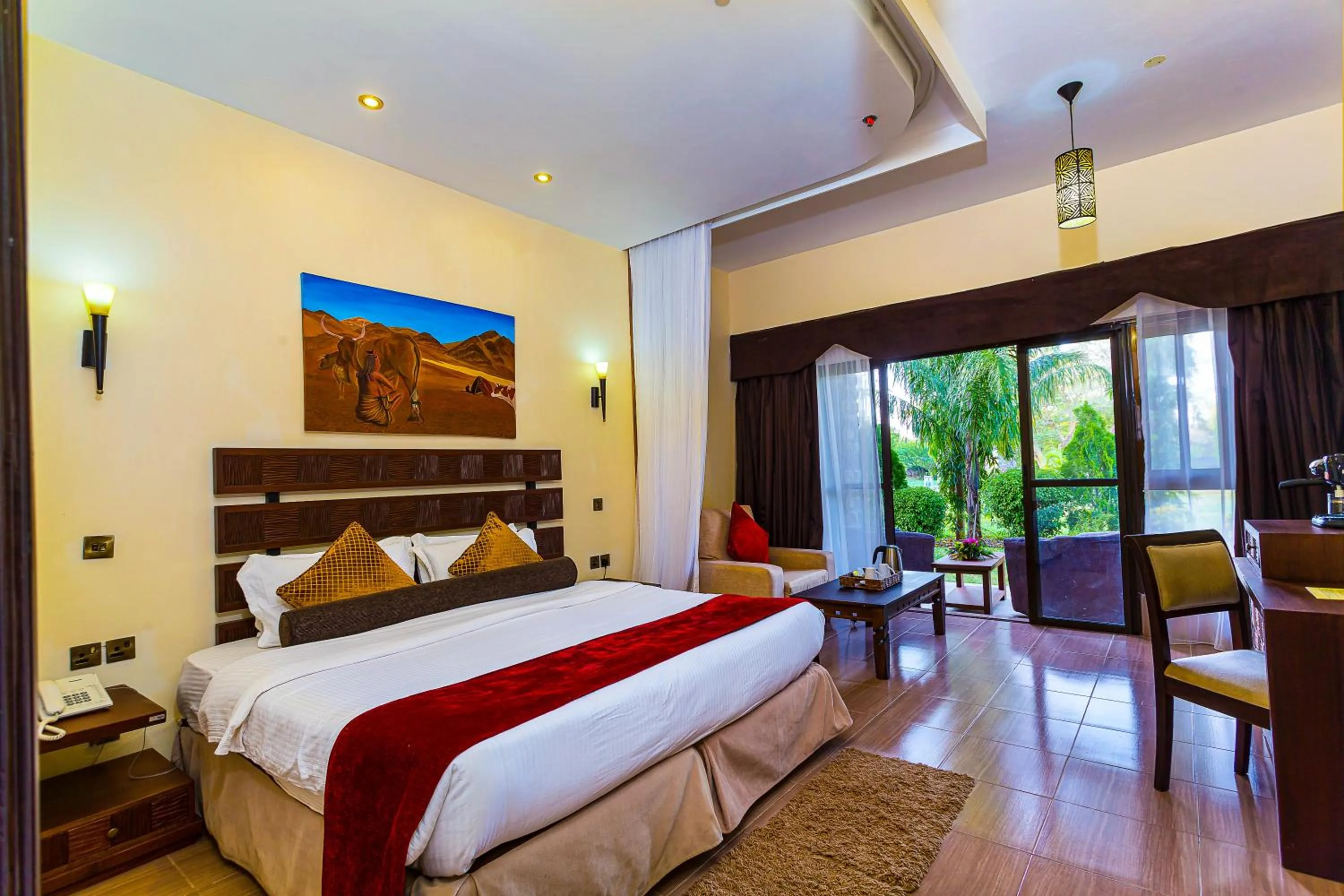 Photo of the whole room, Bed in Lake Bogoria Spa Resort