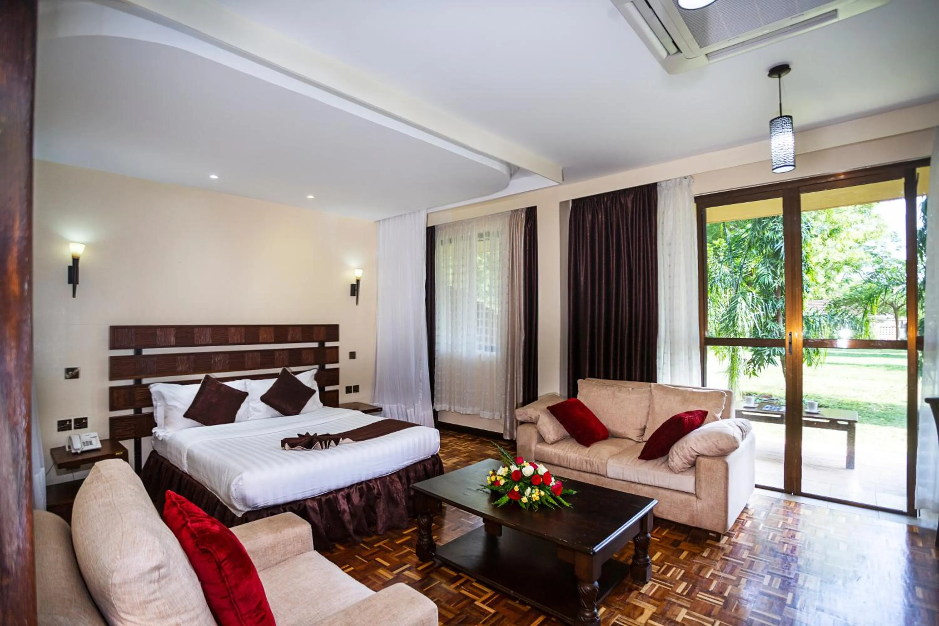 Bed in Lake Bogoria Spa Resort