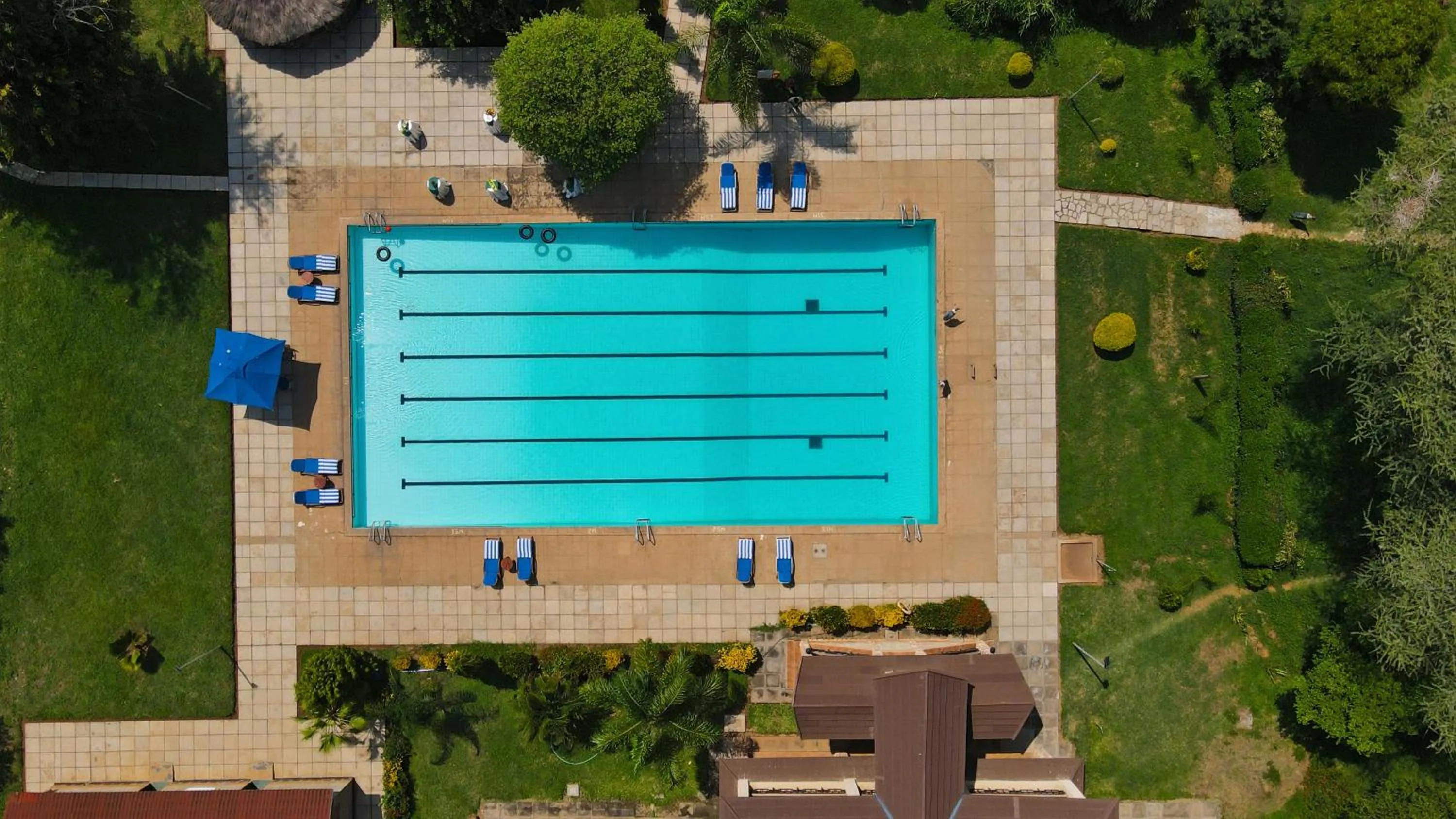 Pool view in Lake Bogoria Spa Resort