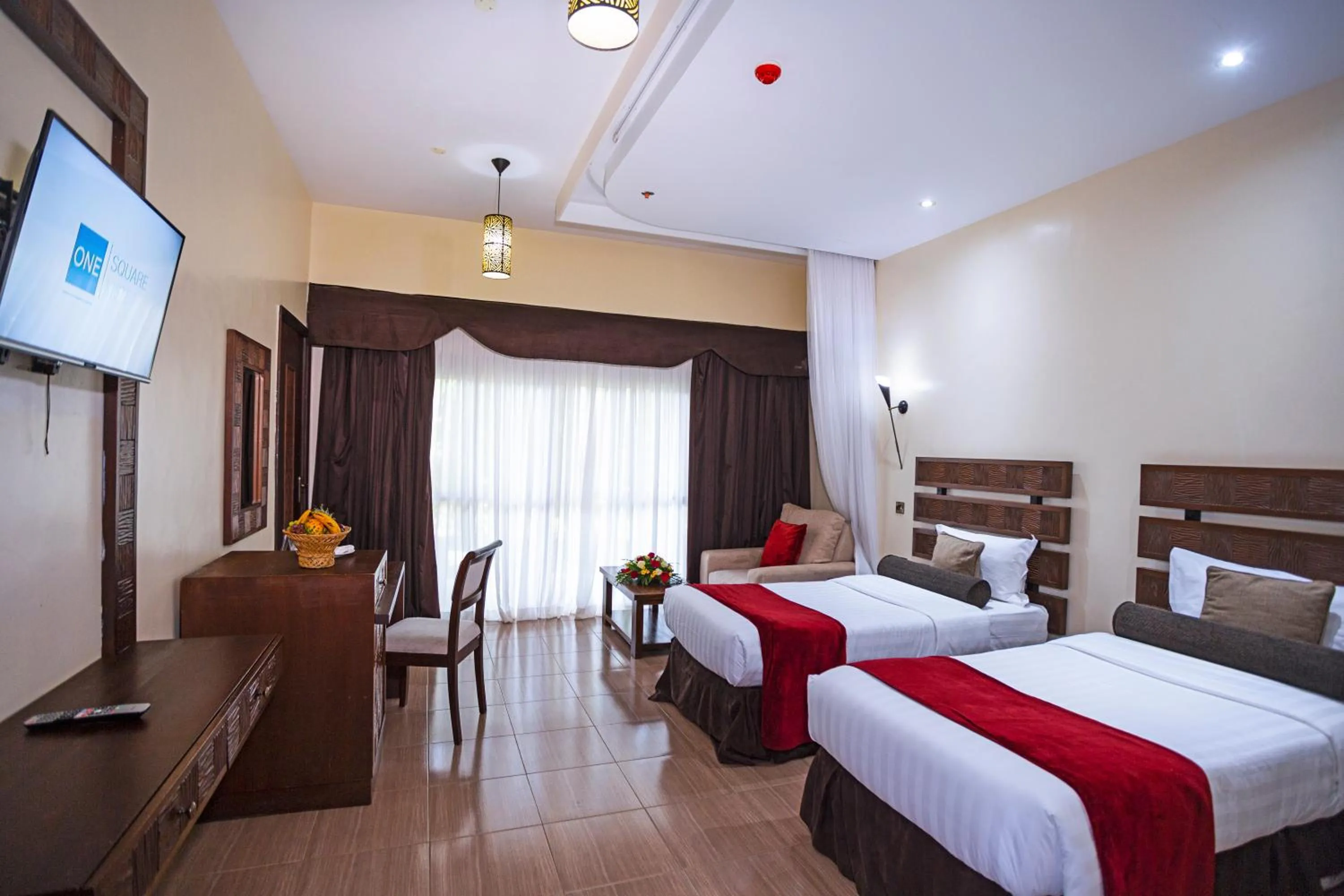 View (from property/room), Bed in Lake Bogoria Spa Resort