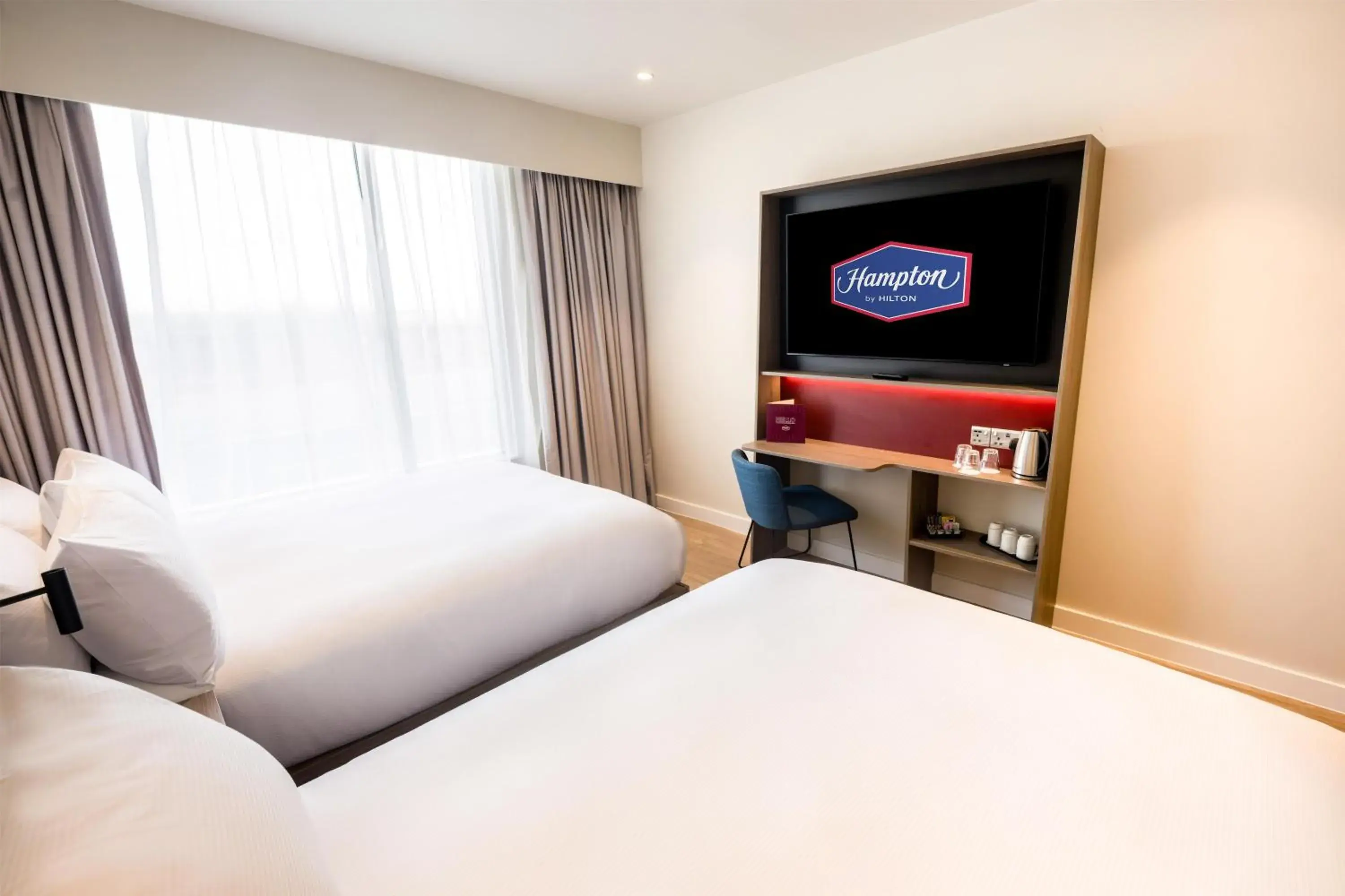Bedroom, Bed in Hampton By Hilton Blackpool Bedroom, Bed in Hampton By Hilton Blackpool