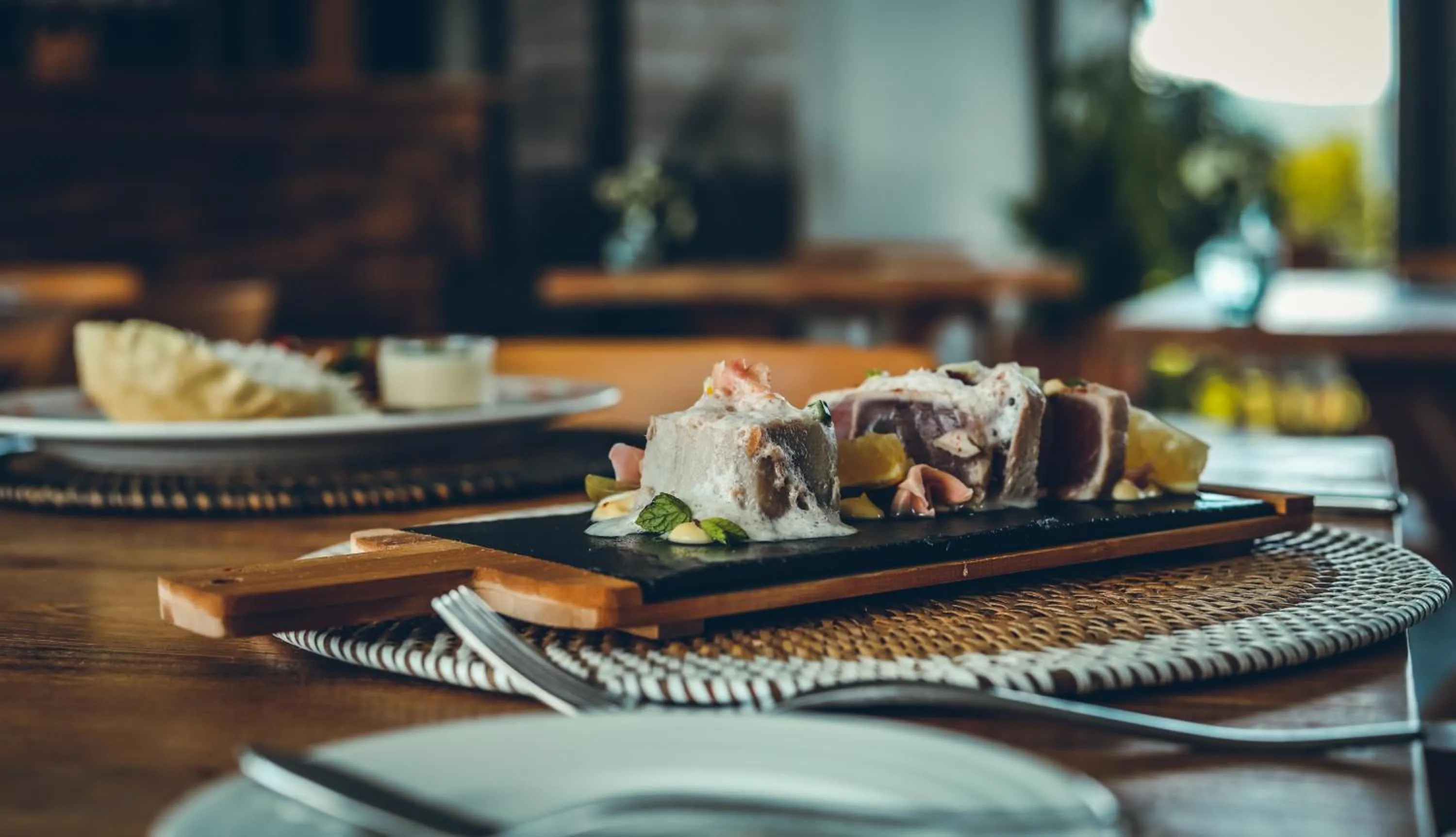 Restaurant/places to eat in Hotel Chalets Chamarel