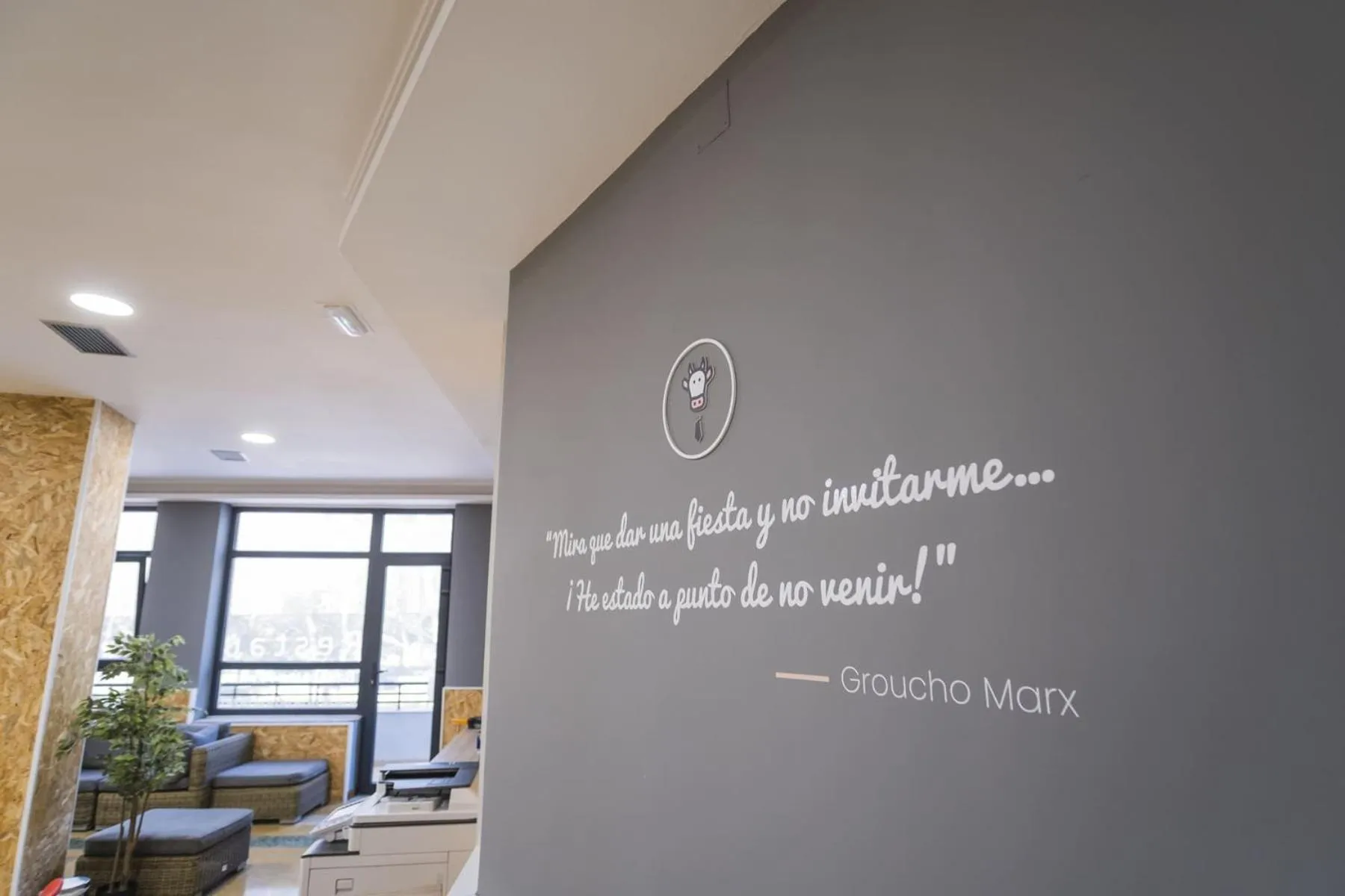 Seating area in Hotel Alda Centro Ponferrada