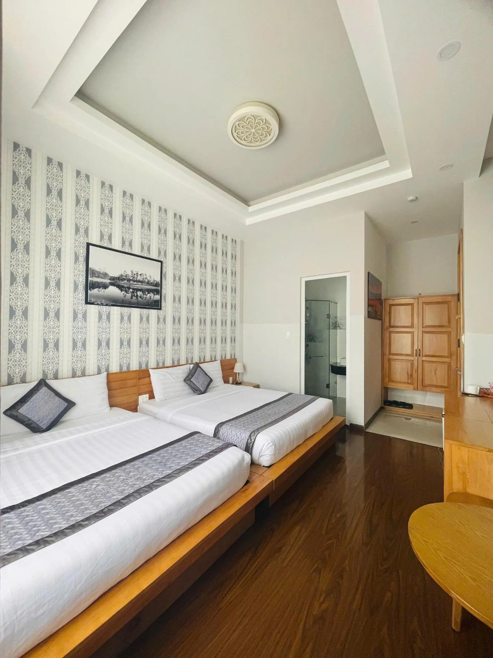 Bed in Dalat Wind Hotel