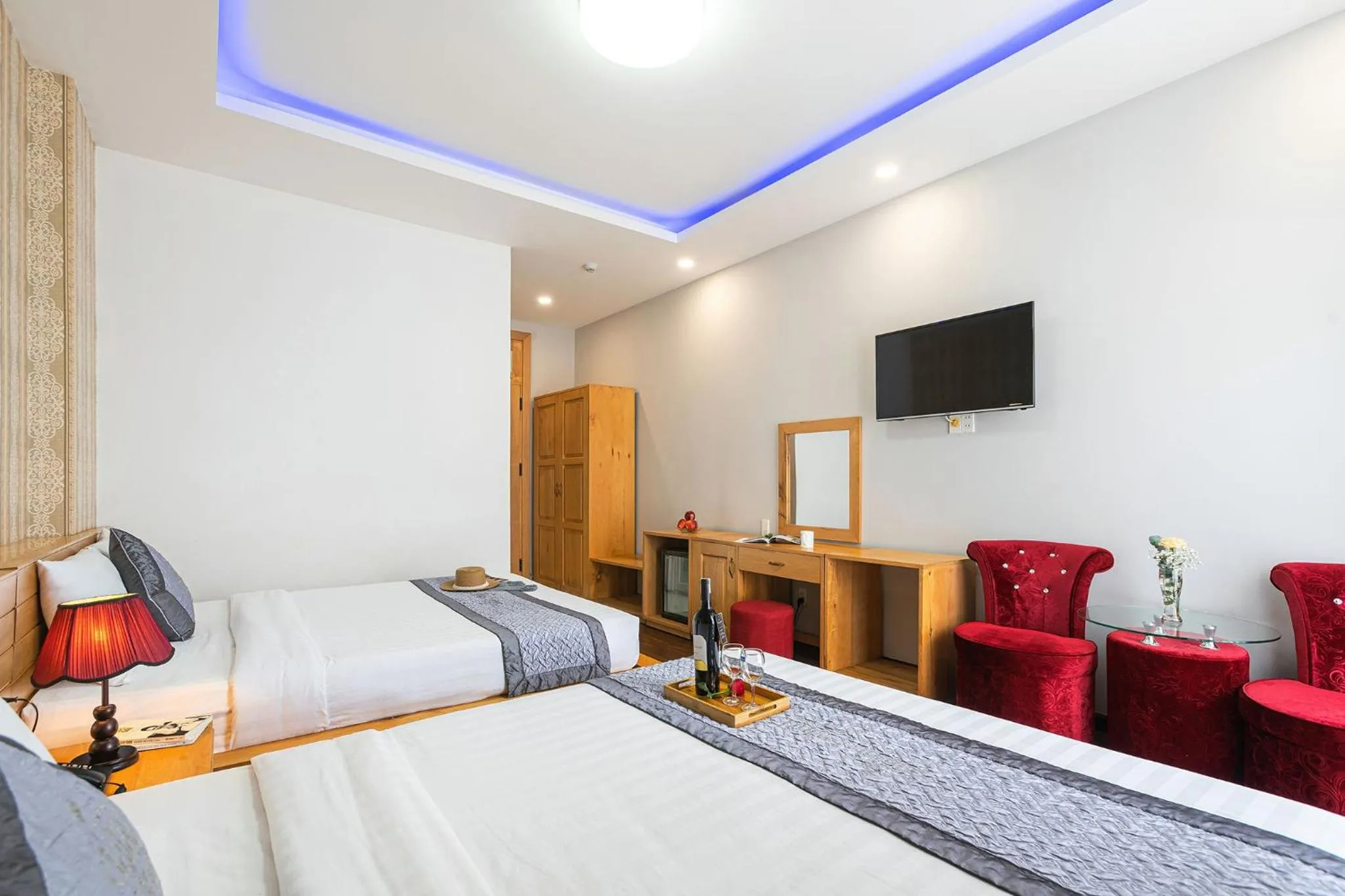 Bed in Dalat Wind Hotel