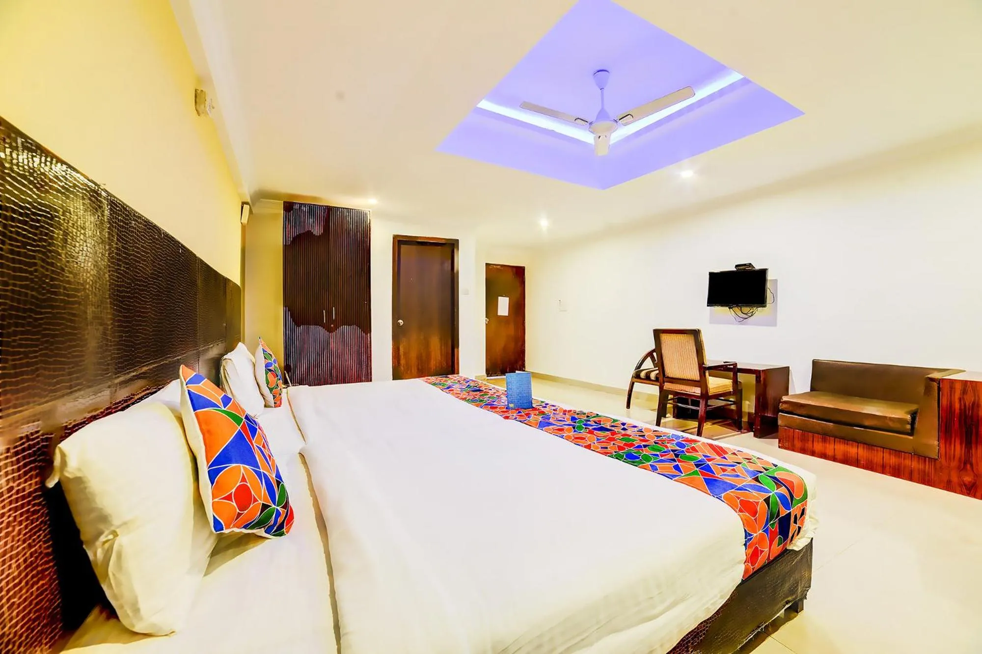 Bedroom in Nitya Resort, Calangute