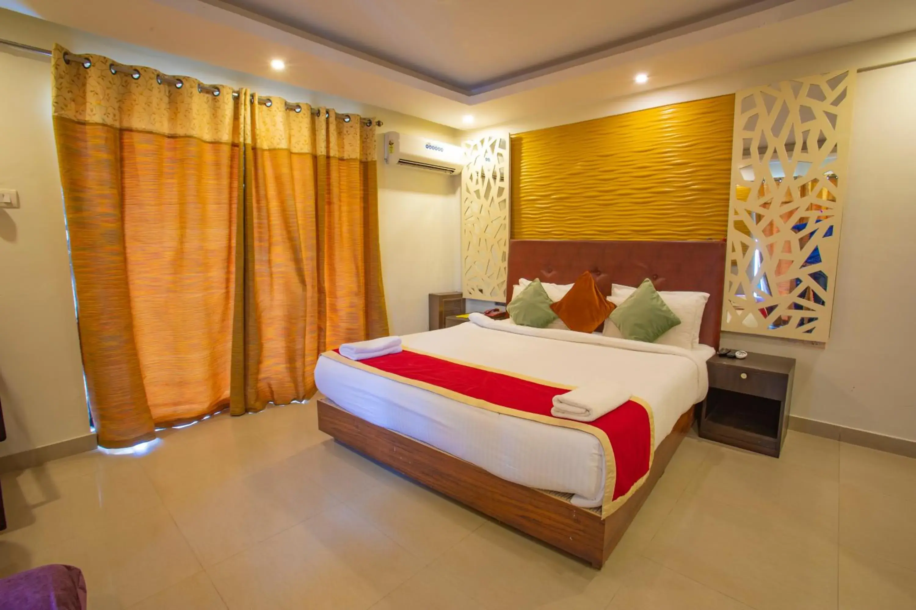 Bed in Nitya Resort, Calangute Bed in Nitya Resort, Calangute