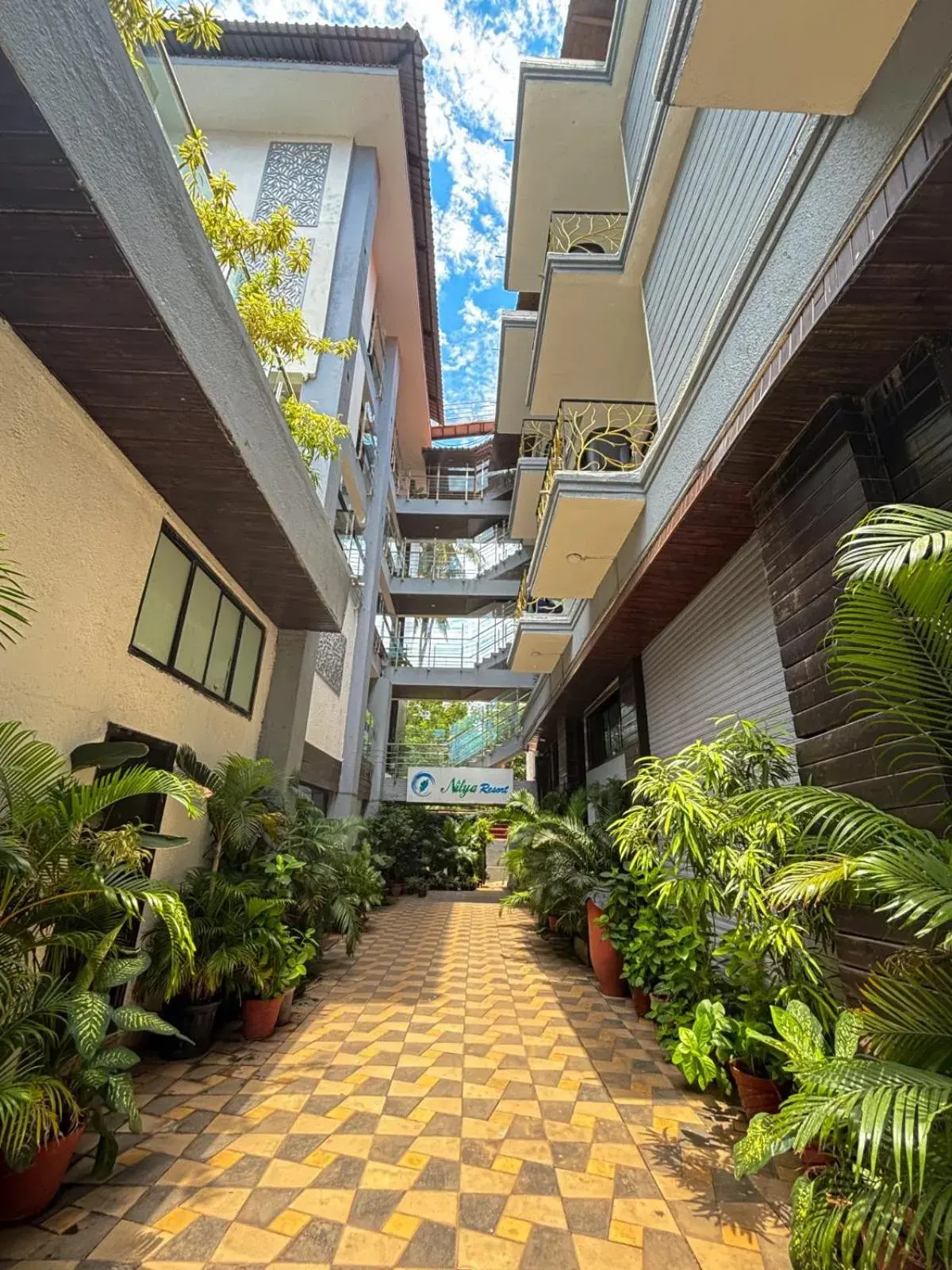 Property building in Nitya Resort, Calangute Property building in Nitya Resort, Calangute