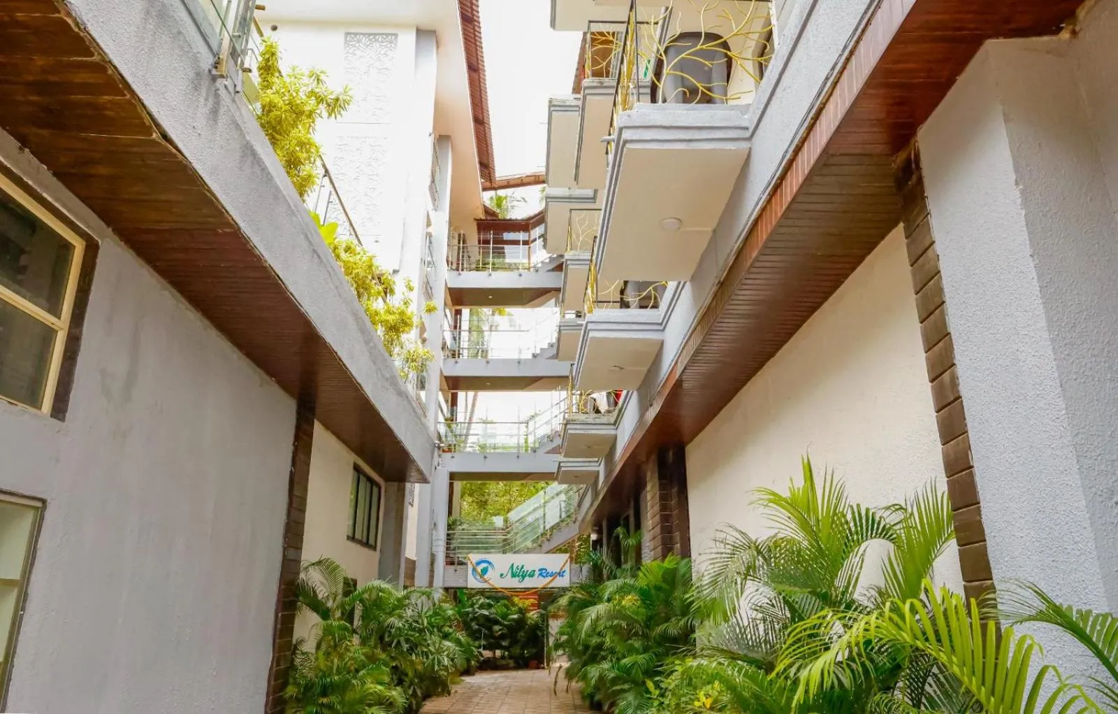 Property building in Nitya Resort, Calangute