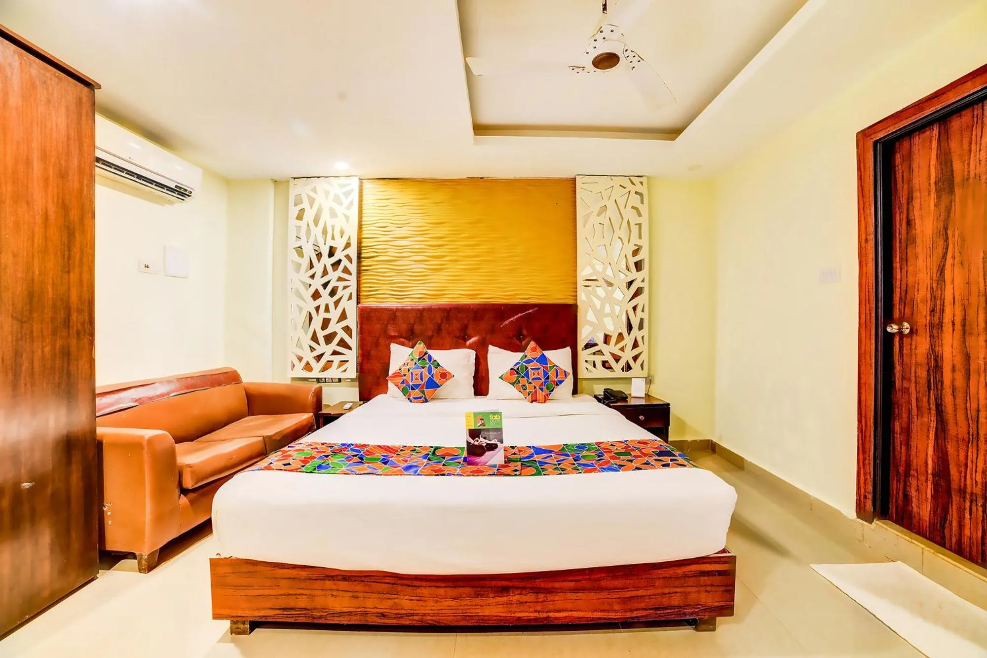 Bed in Nitya Resort, Calangute