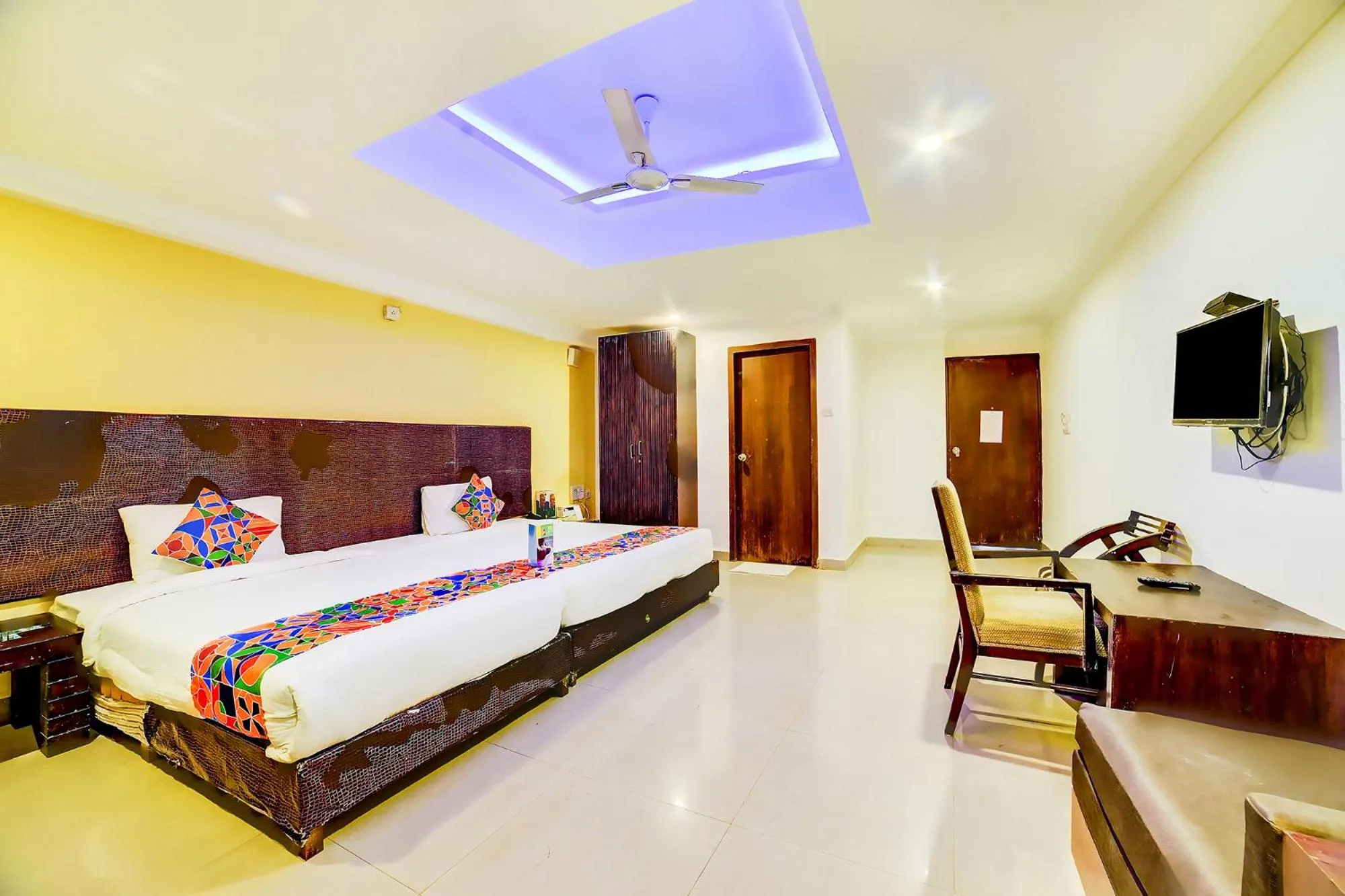 Bedroom in Nitya Resort, Calangute