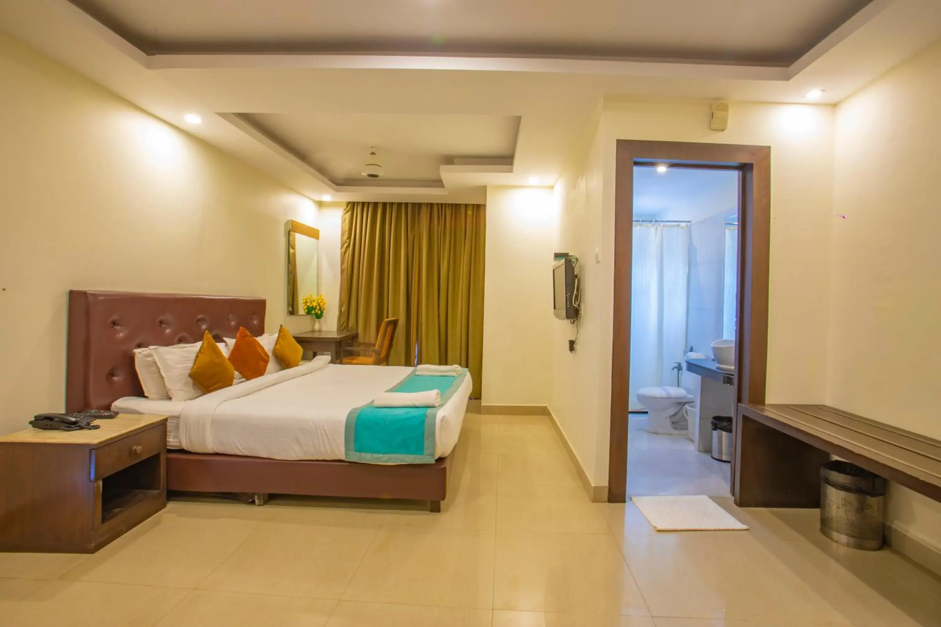 Bed in Nitya Resort, Calangute Bed in Nitya Resort, Calangute