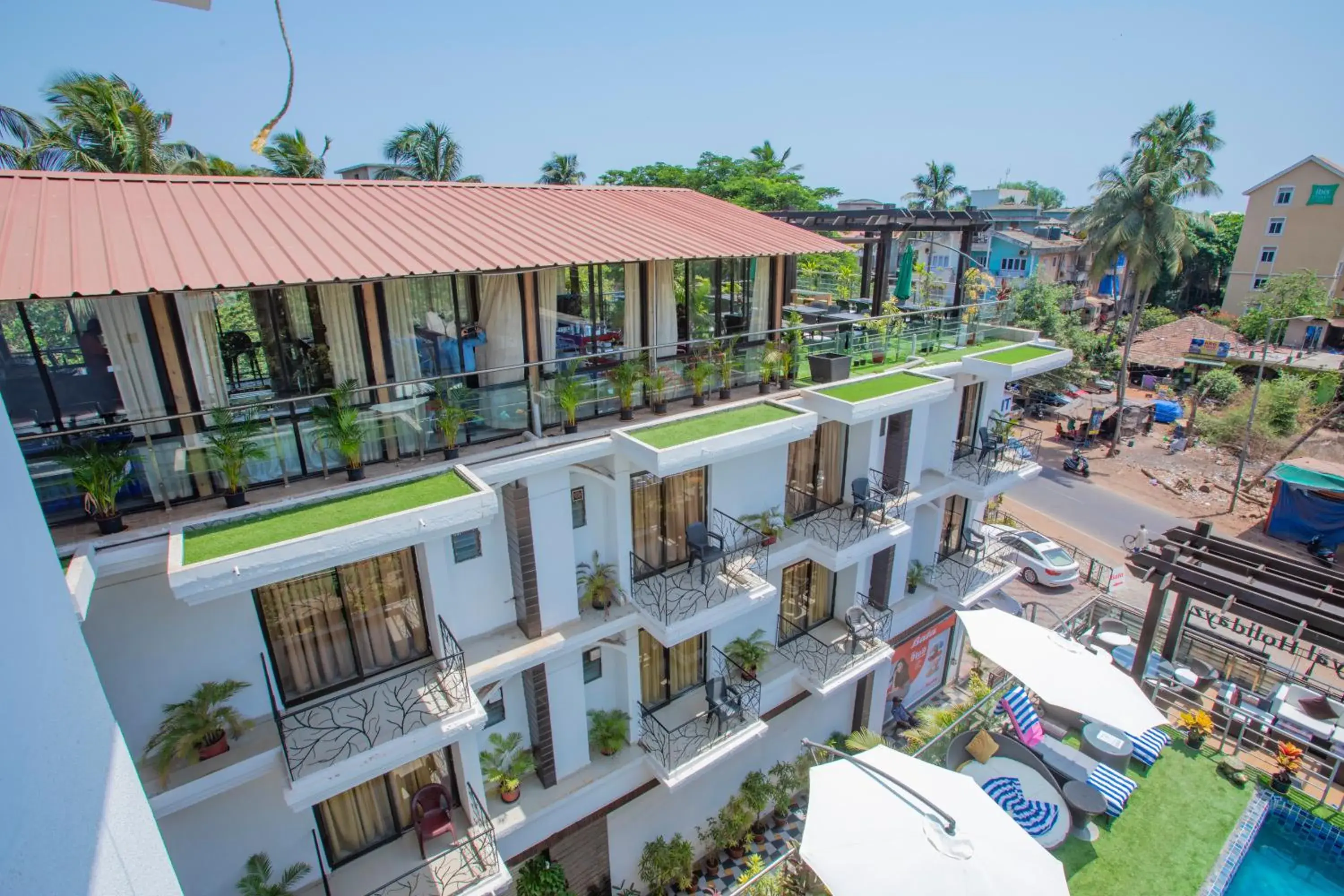 Property building in Nitya Resort, Calangute Property building in Nitya Resort, Calangute