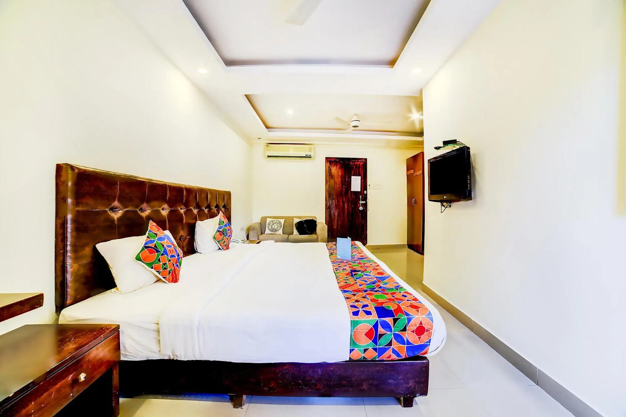 Bed in Nitya Resort, Calangute