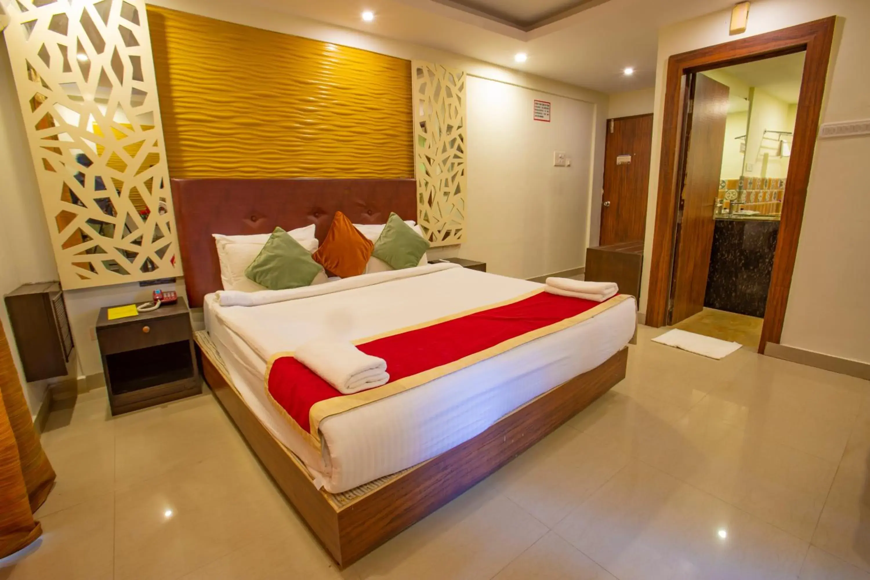 Bed in Nitya Resort, Calangute Bed in Nitya Resort, Calangute