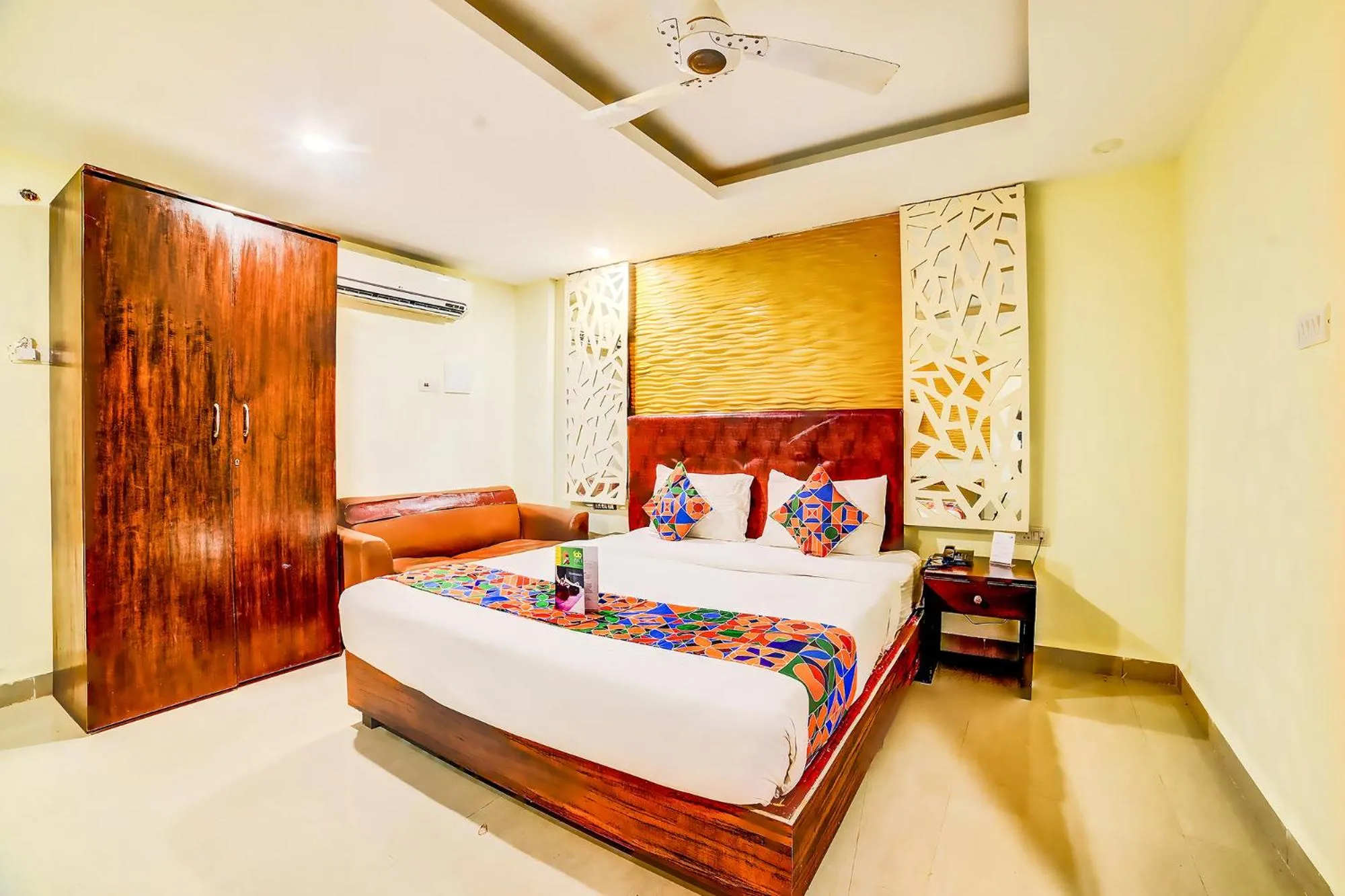 Bed in Nitya Resort, Calangute