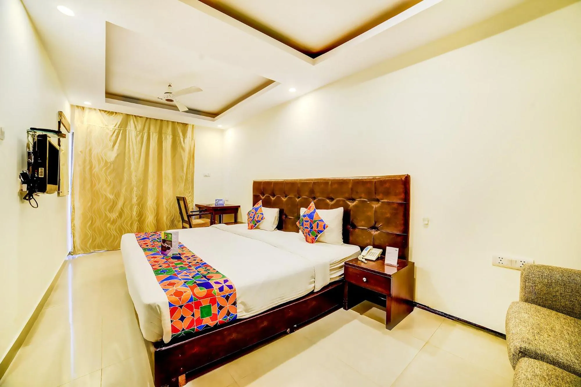 Bed in Nitya Resort, Calangute