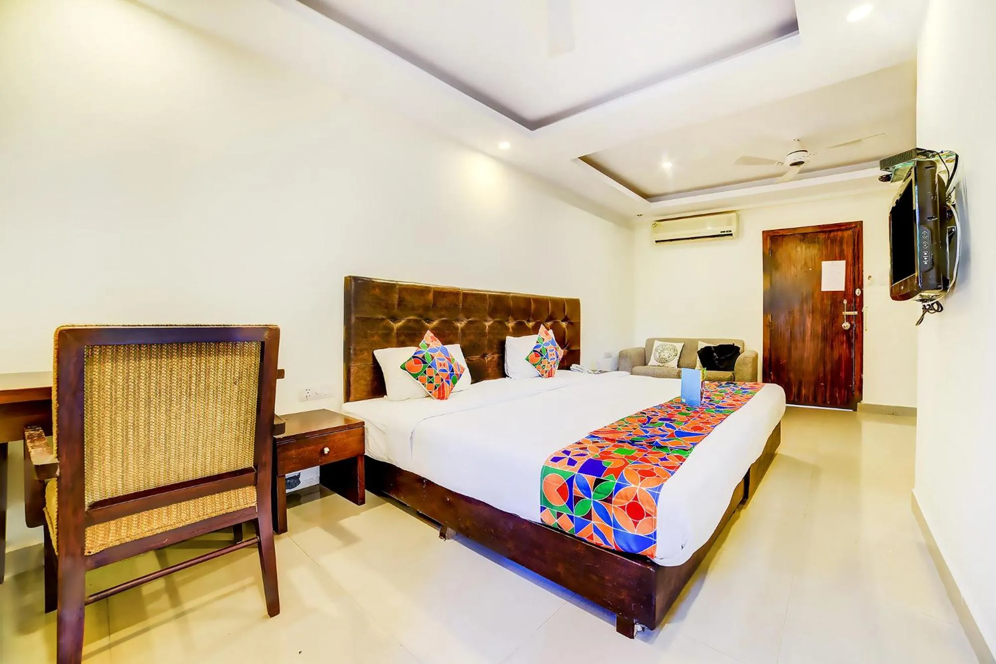 Bed in Nitya Resort, Calangute