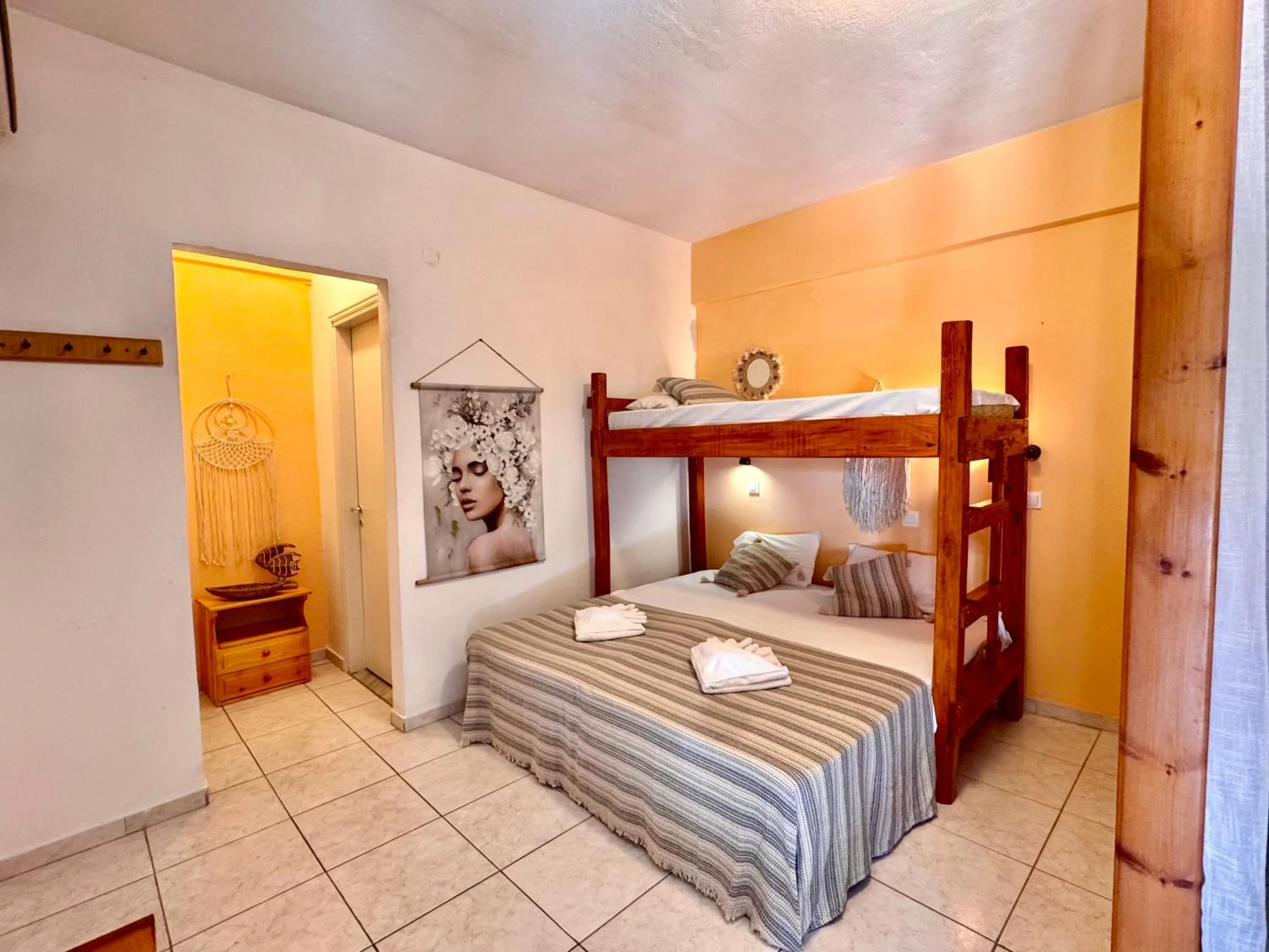 Bed in Blue Dream Apartments