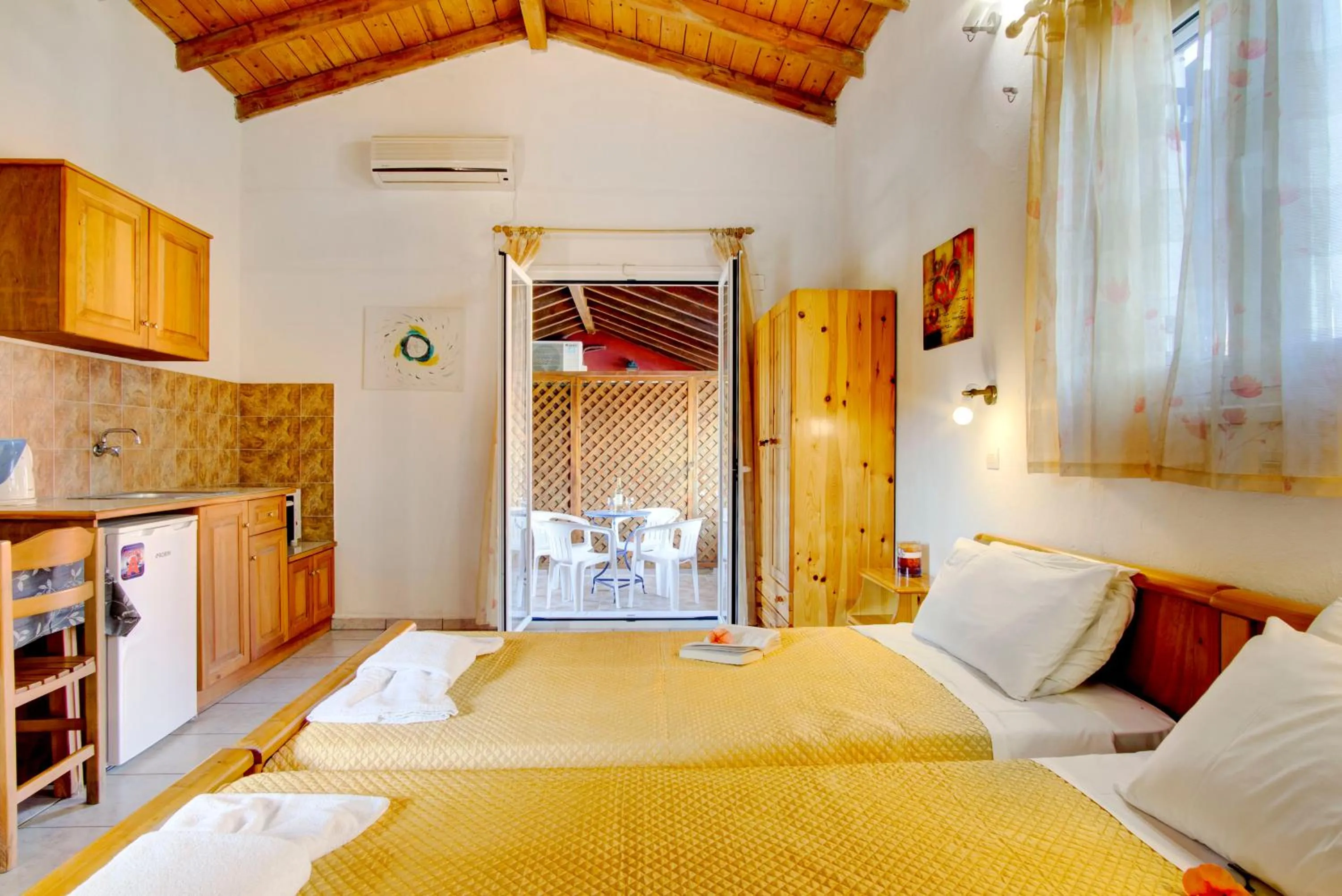 Bed in Blue Dream Apartments