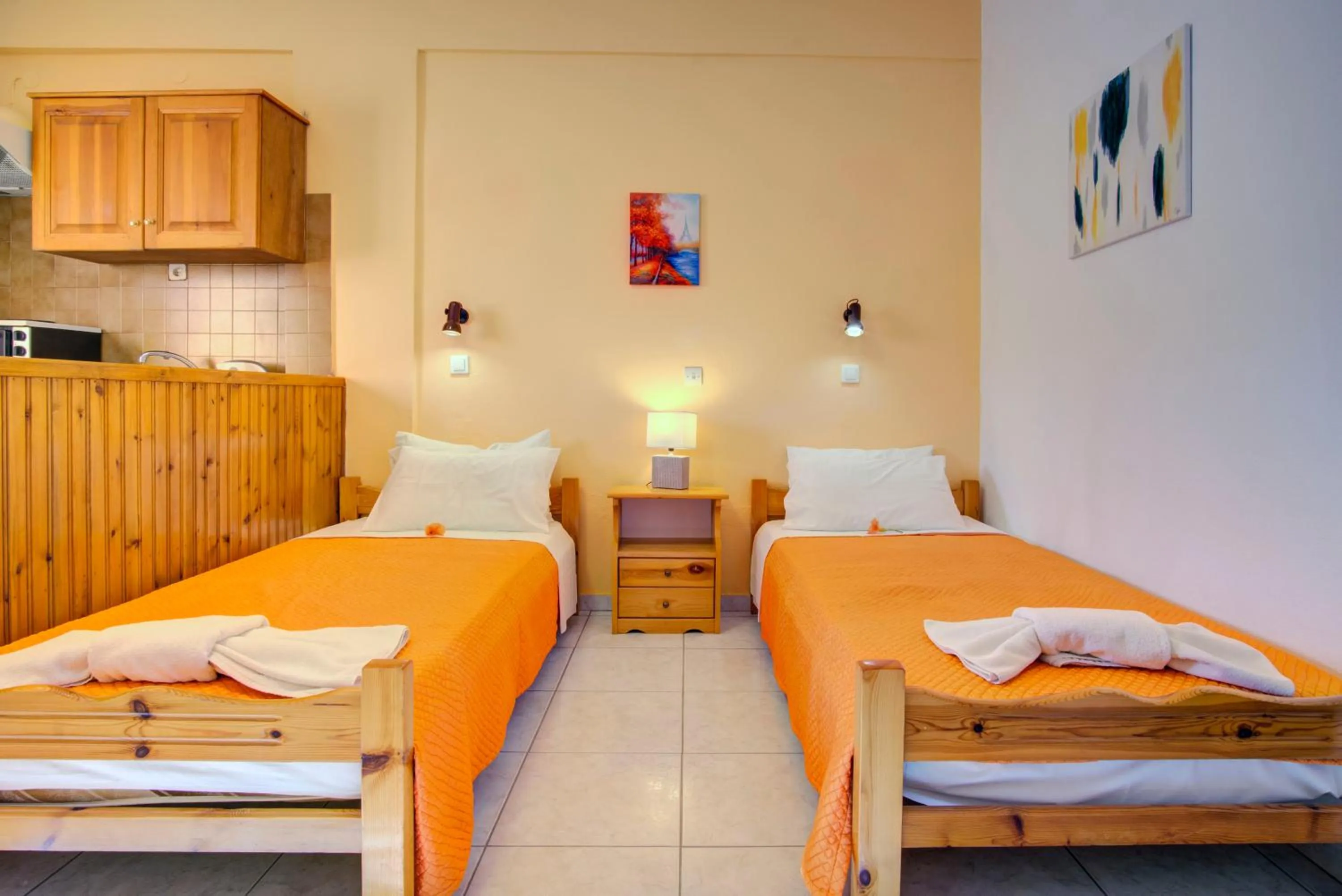 Bedroom in Blue Dream Apartments