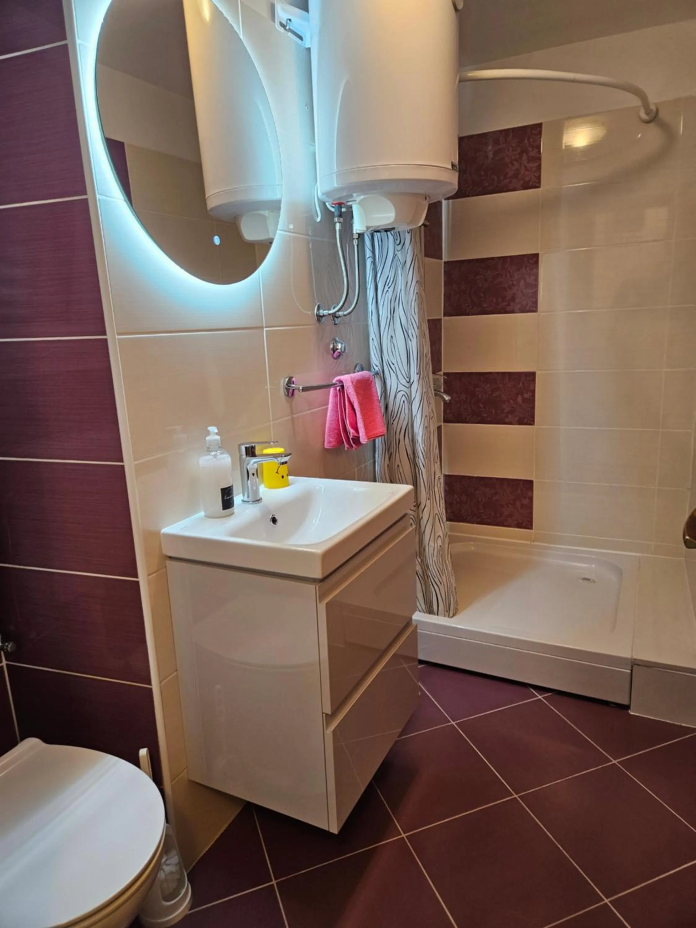 Shower in Apartments Lana