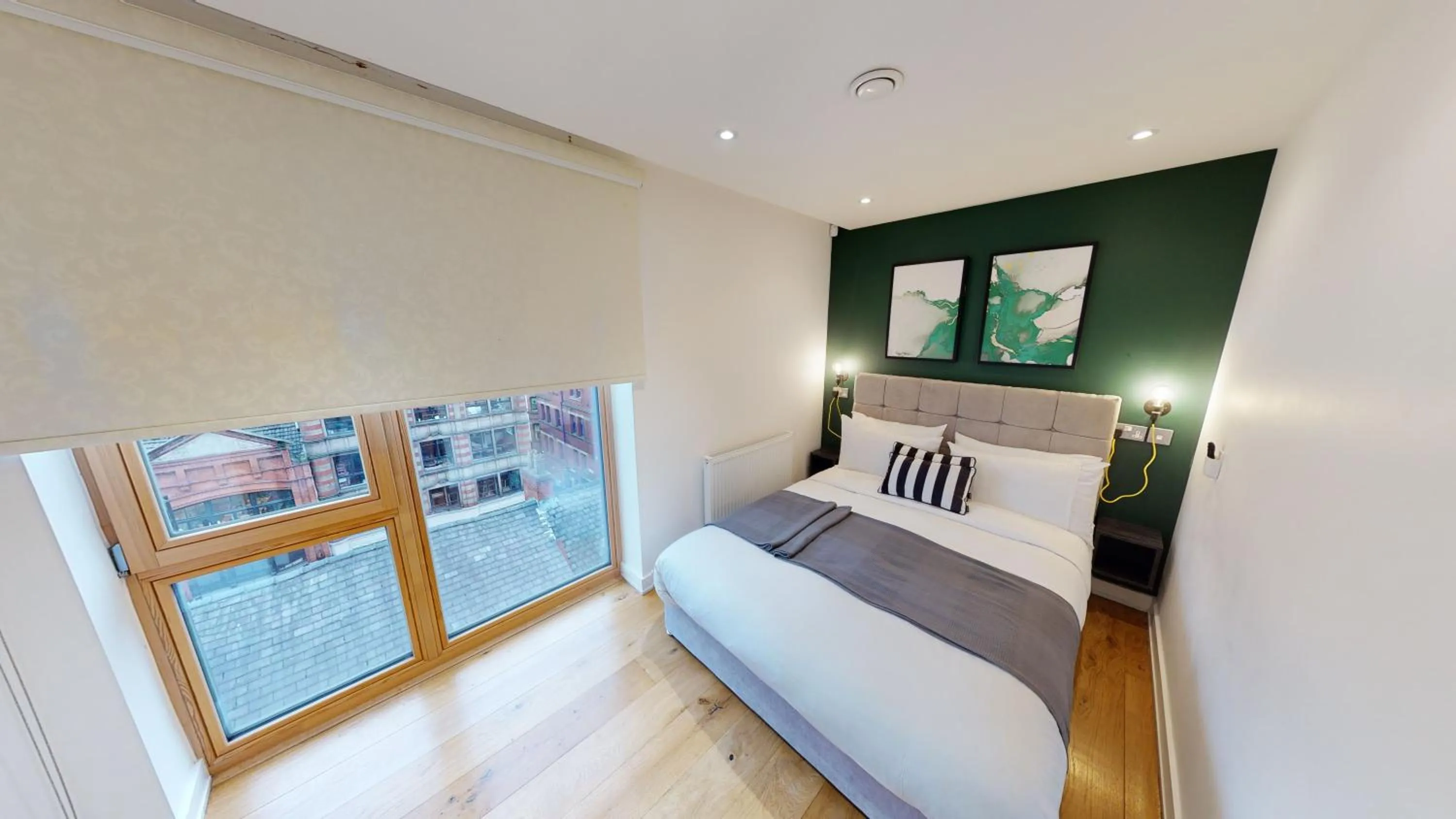 Bed in Quay Apartments Manchester