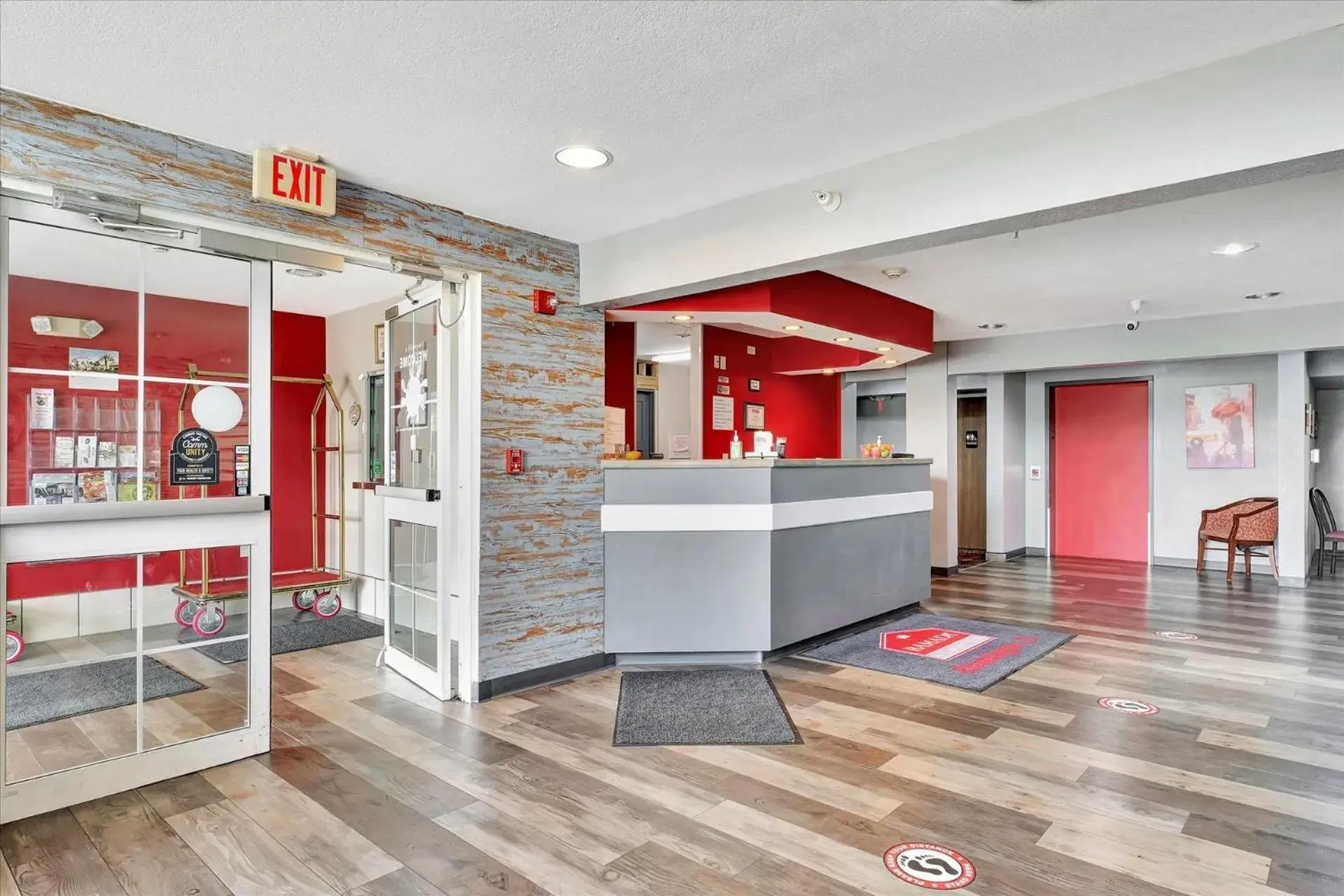 Lobby or reception in Ramada Limited by Wyndham, Bloomington I-55 & I-74 IL Lobby or reception in Ramada Limited by Wyndham, Bloomington I-55 & I-74 IL