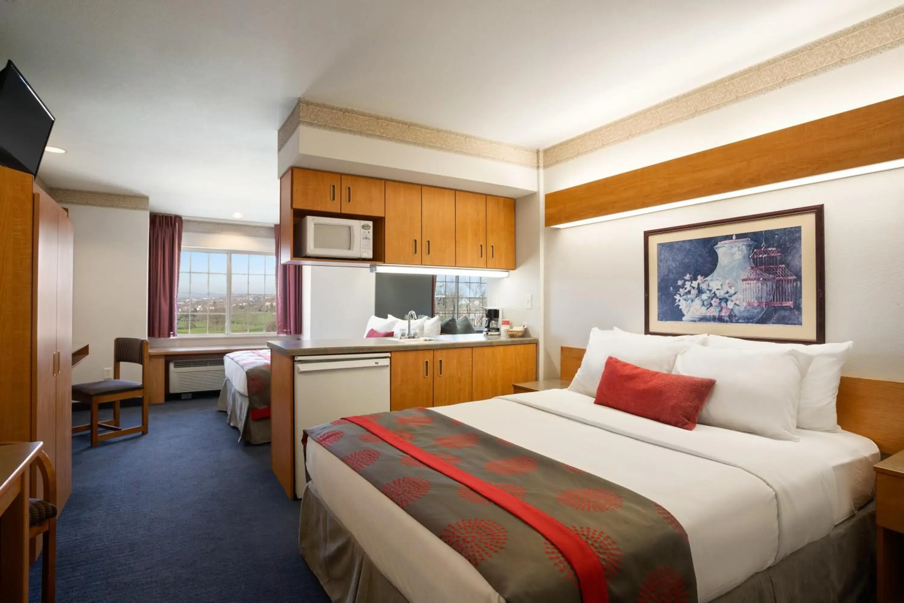 Studio Suite with Two Queen Beds - Non-Smoking in Ramada Limited by Wyndham, Bloomington I-55 & I-74 IL Studio Suite with Two Queen Beds - Non-Smoking in Ramada Limited by Wyndham, Bloomington I-55 & I-74 IL