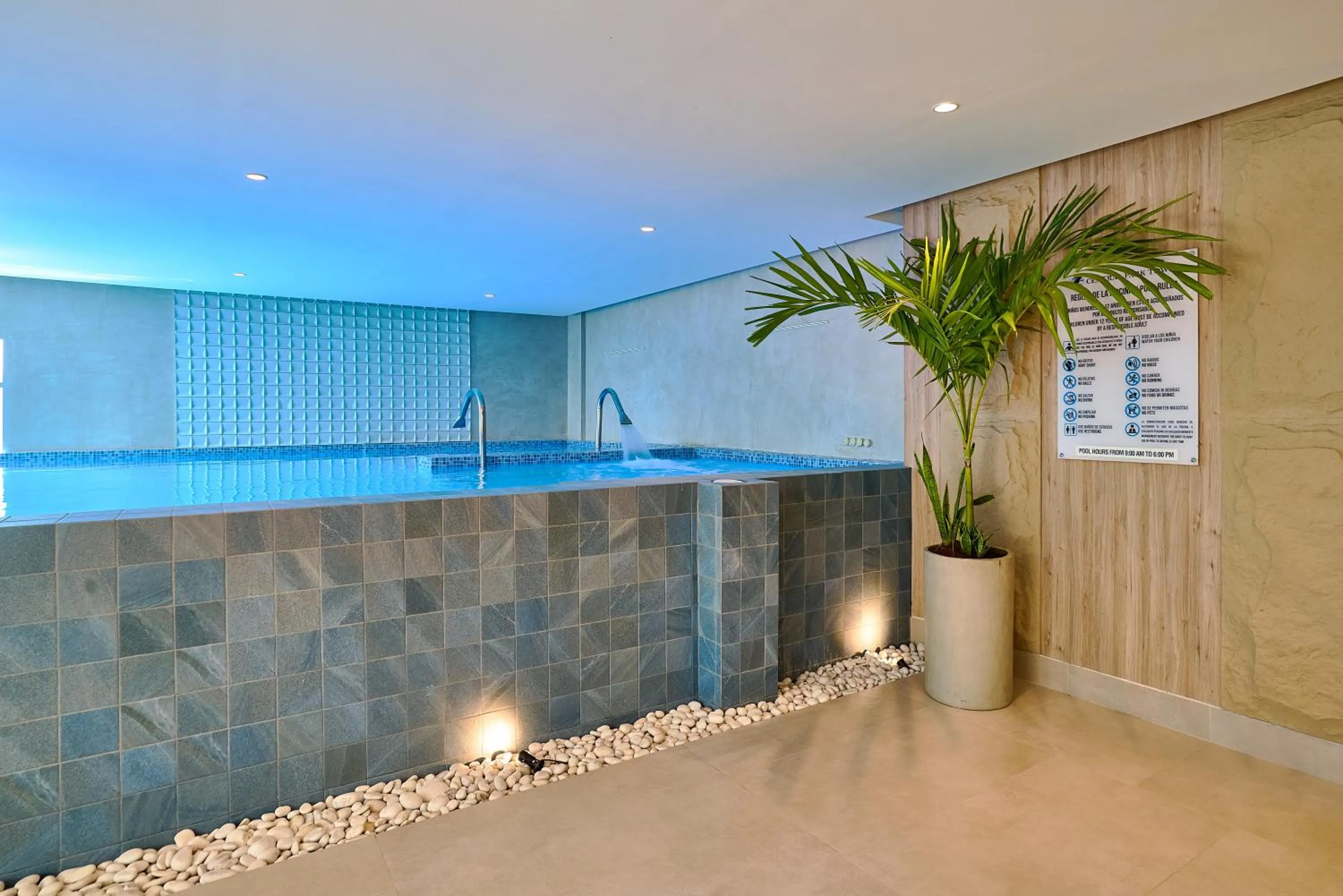 Swimming pool in Central Park Tower