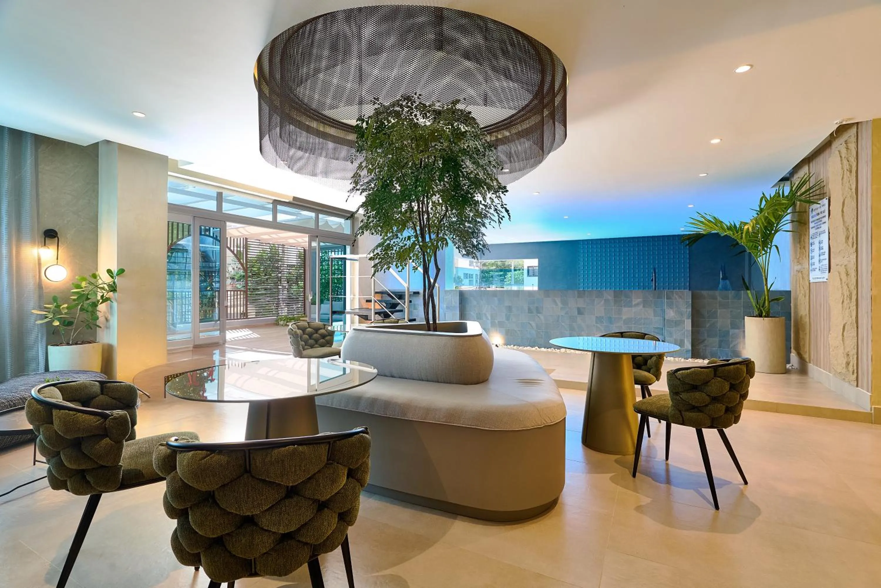 Communal lounge/ TV room in Central Park Tower